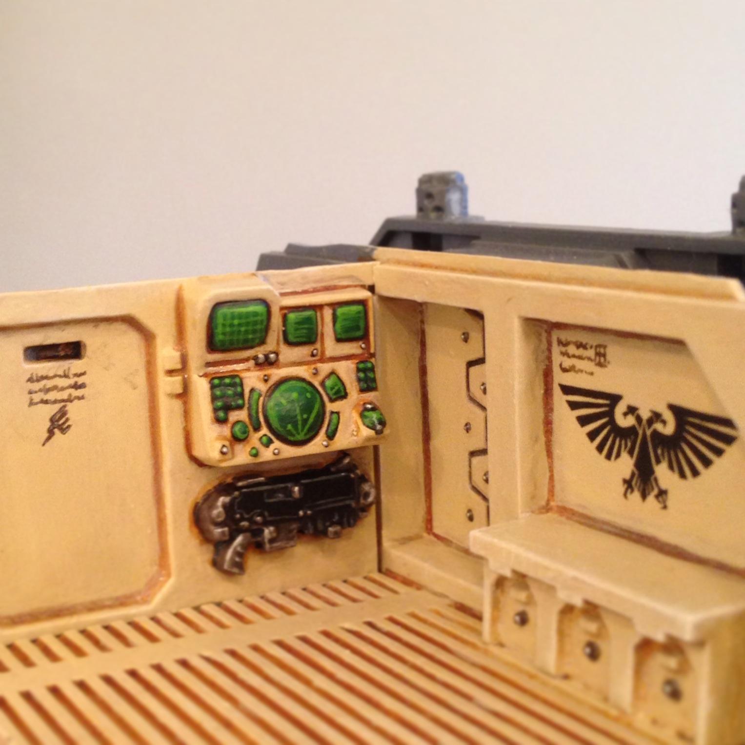 Death Strike, Interior, Rhino, Space Marines, Tabletop Quality, Warhammer 40,000