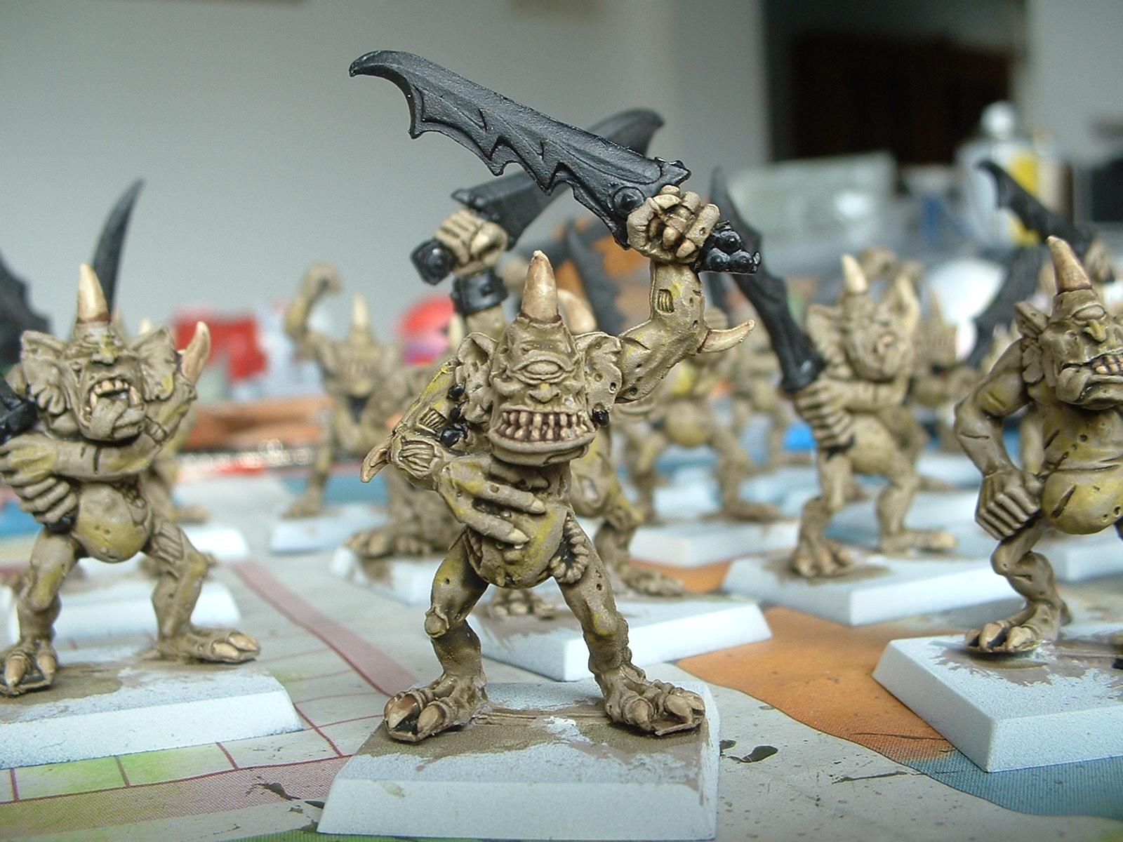 Chaos, Daemons, Nurgle, Plaguebearers, Work In Progress