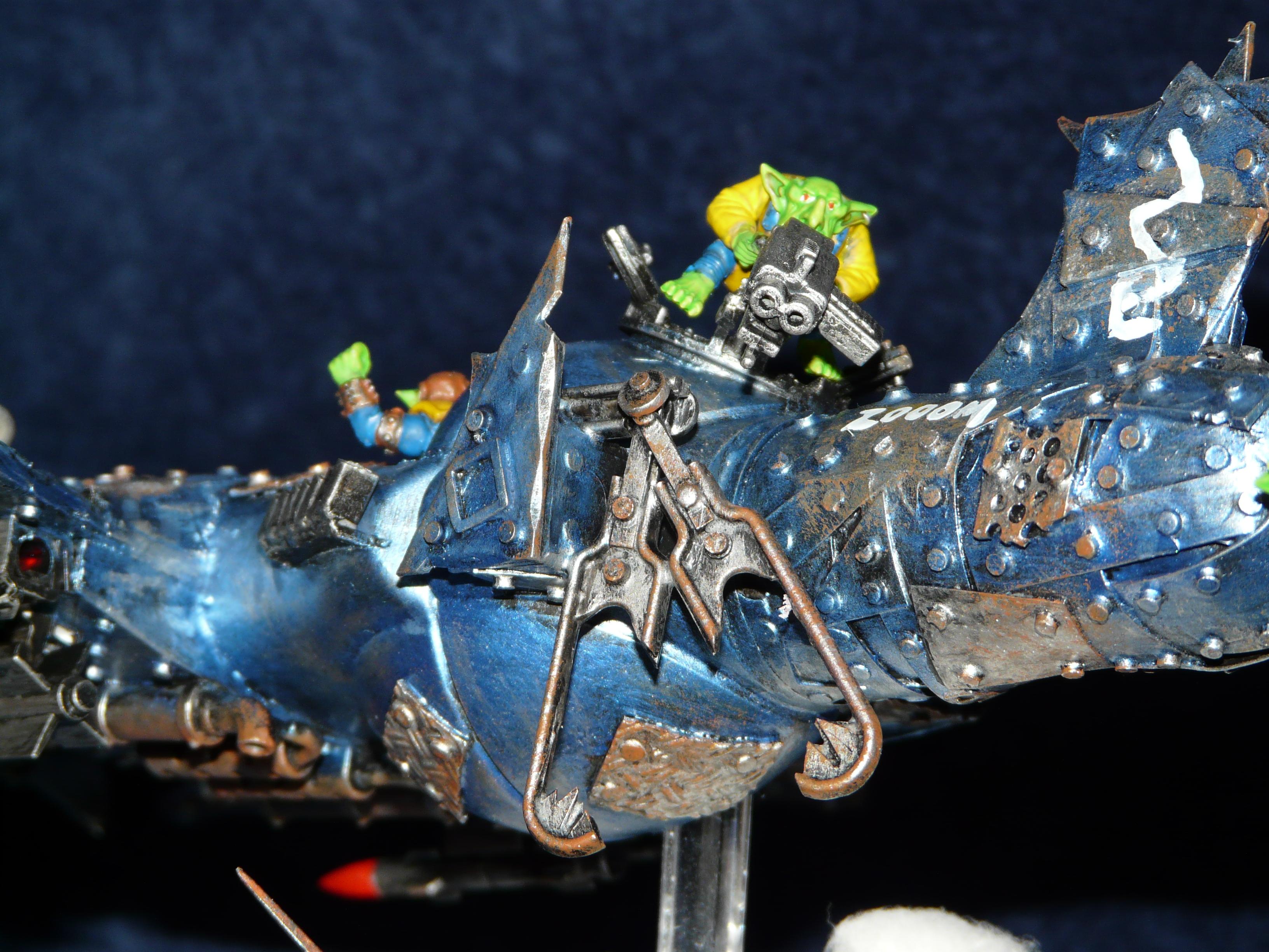 Dakkajet, Fighter, Grots, Orks, Rivets, Scratch Build, Warhammer 40,000
