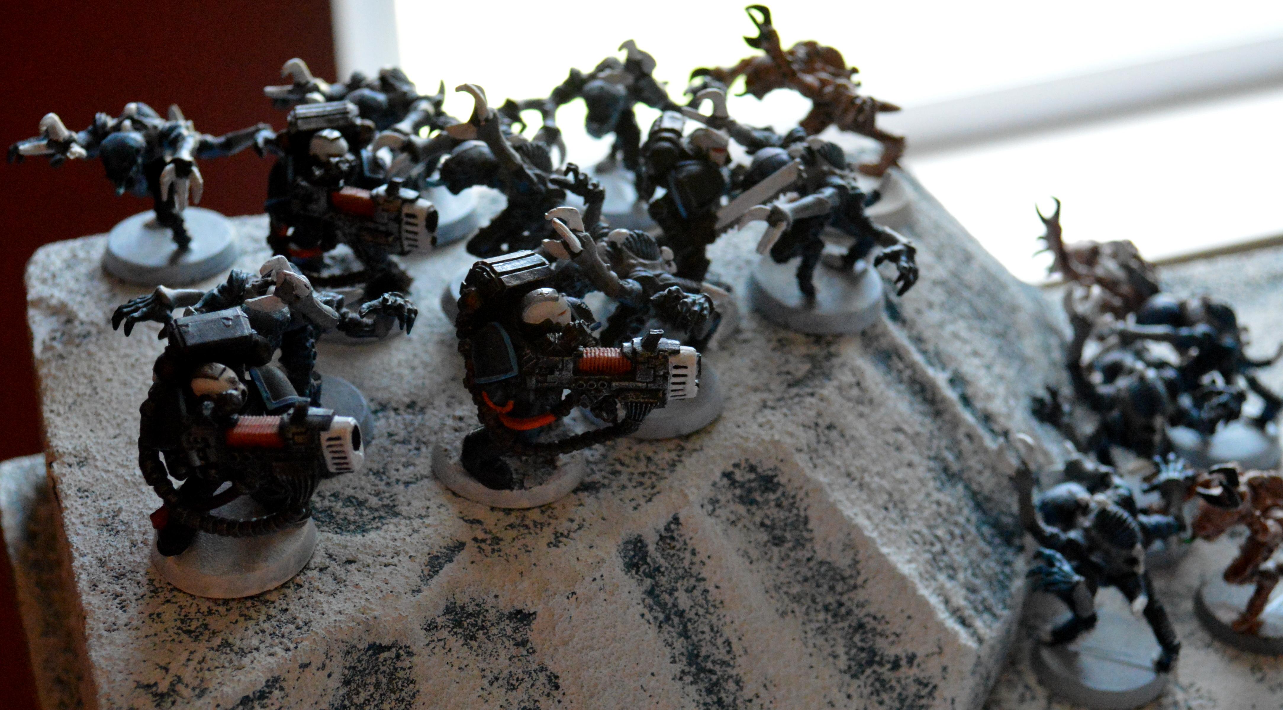Apocalypse, Ice Angels, Ice Terrain, Orks, Space Marines, Space Wolves, Stompa, Tyranids, Warhammer 40,000