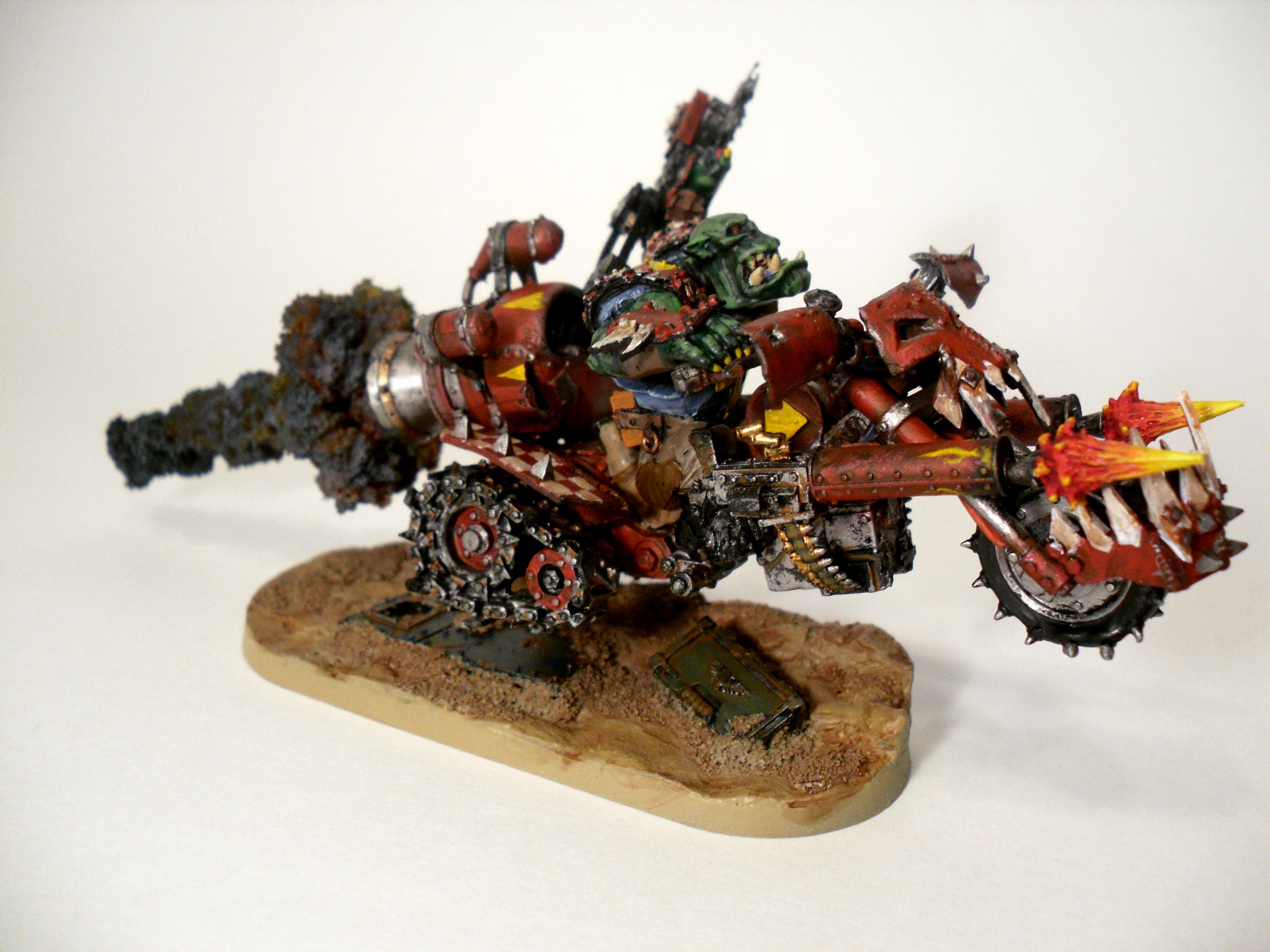 Bike, Orks, Warboss, Zhadsnark
