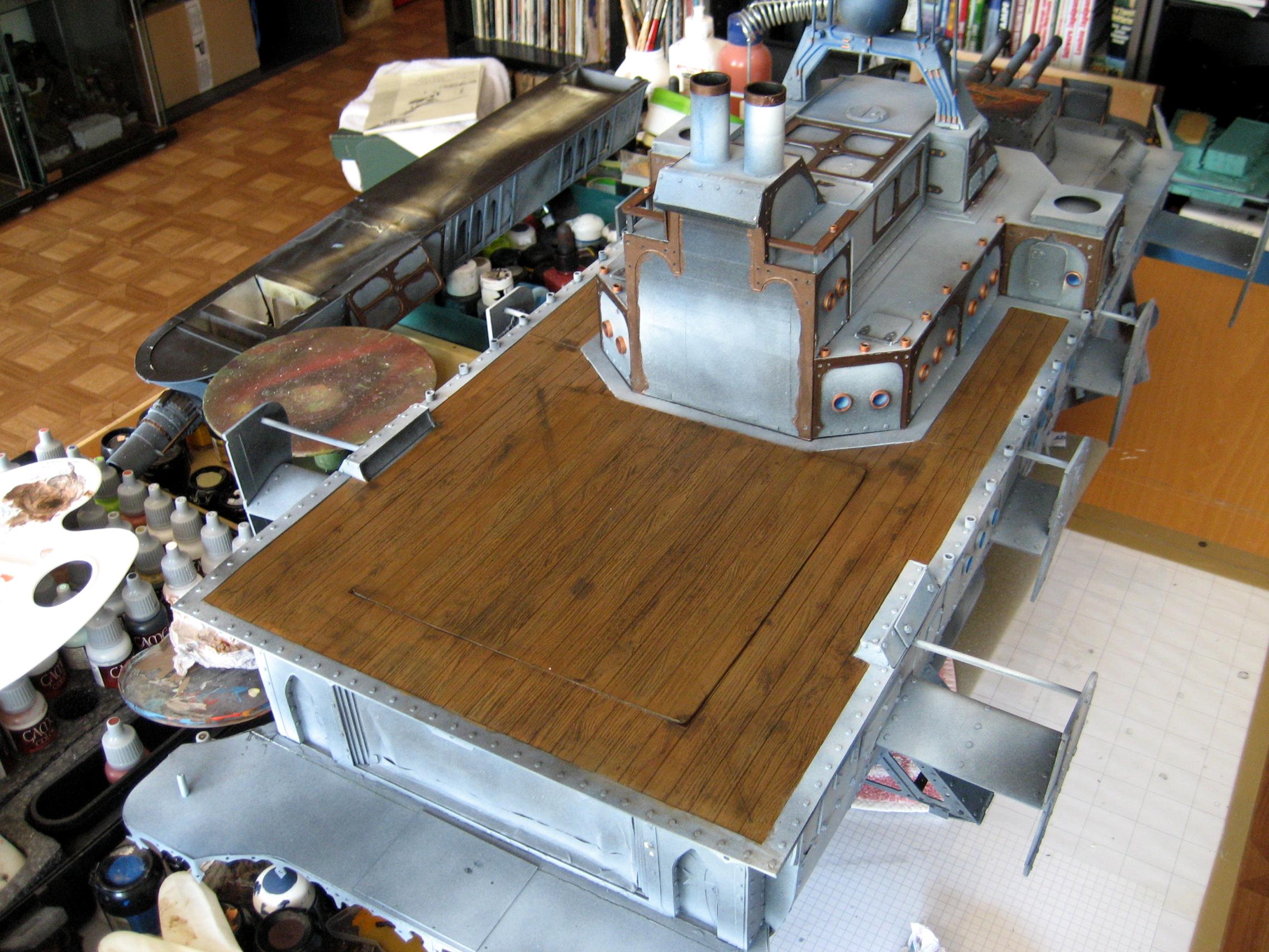 Decking, Klaus Not Santa, Pip, Ship, Terrain, Work In Progress