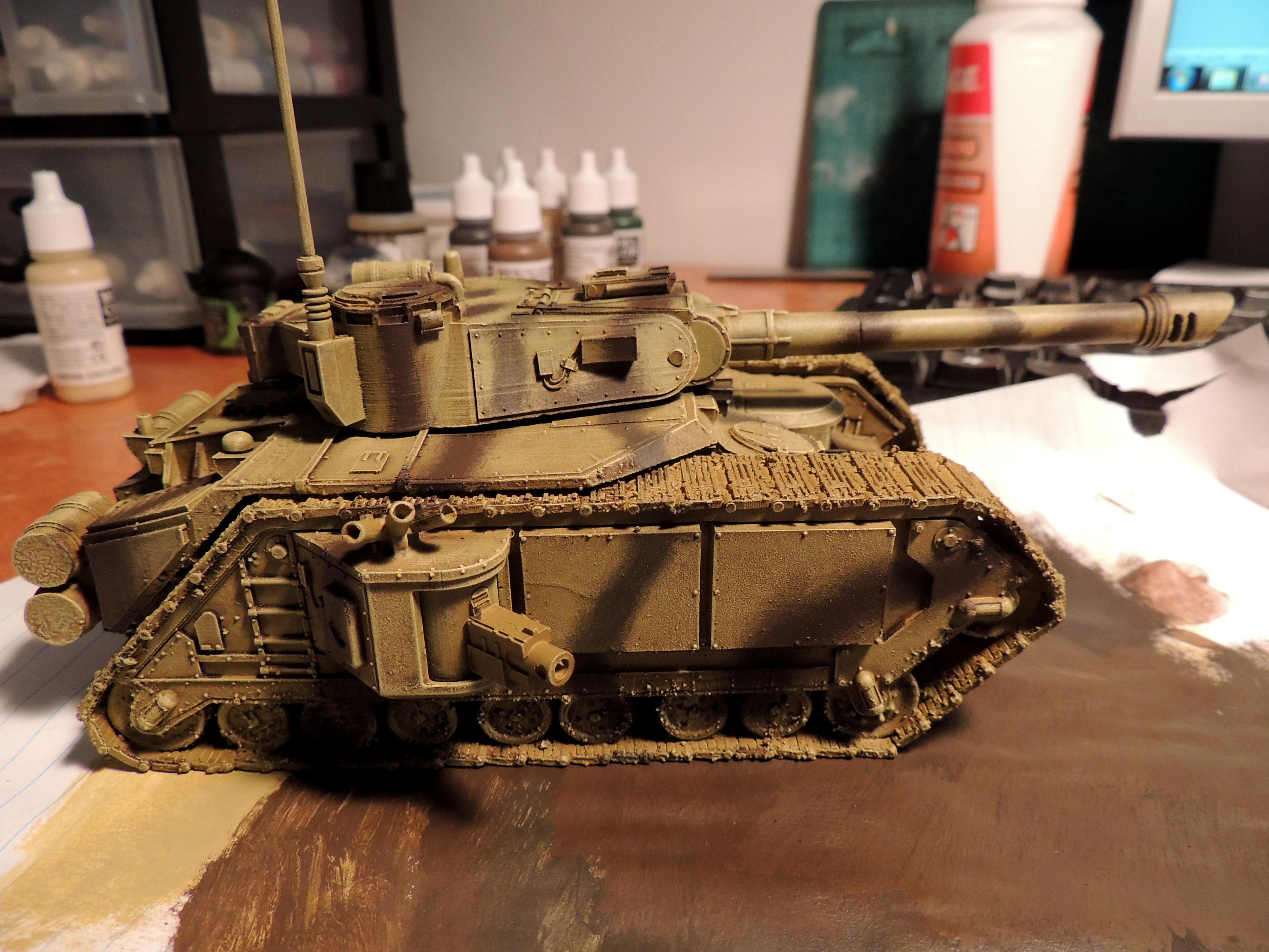 Conversion, Mortian Battle Tank, Scratch Build