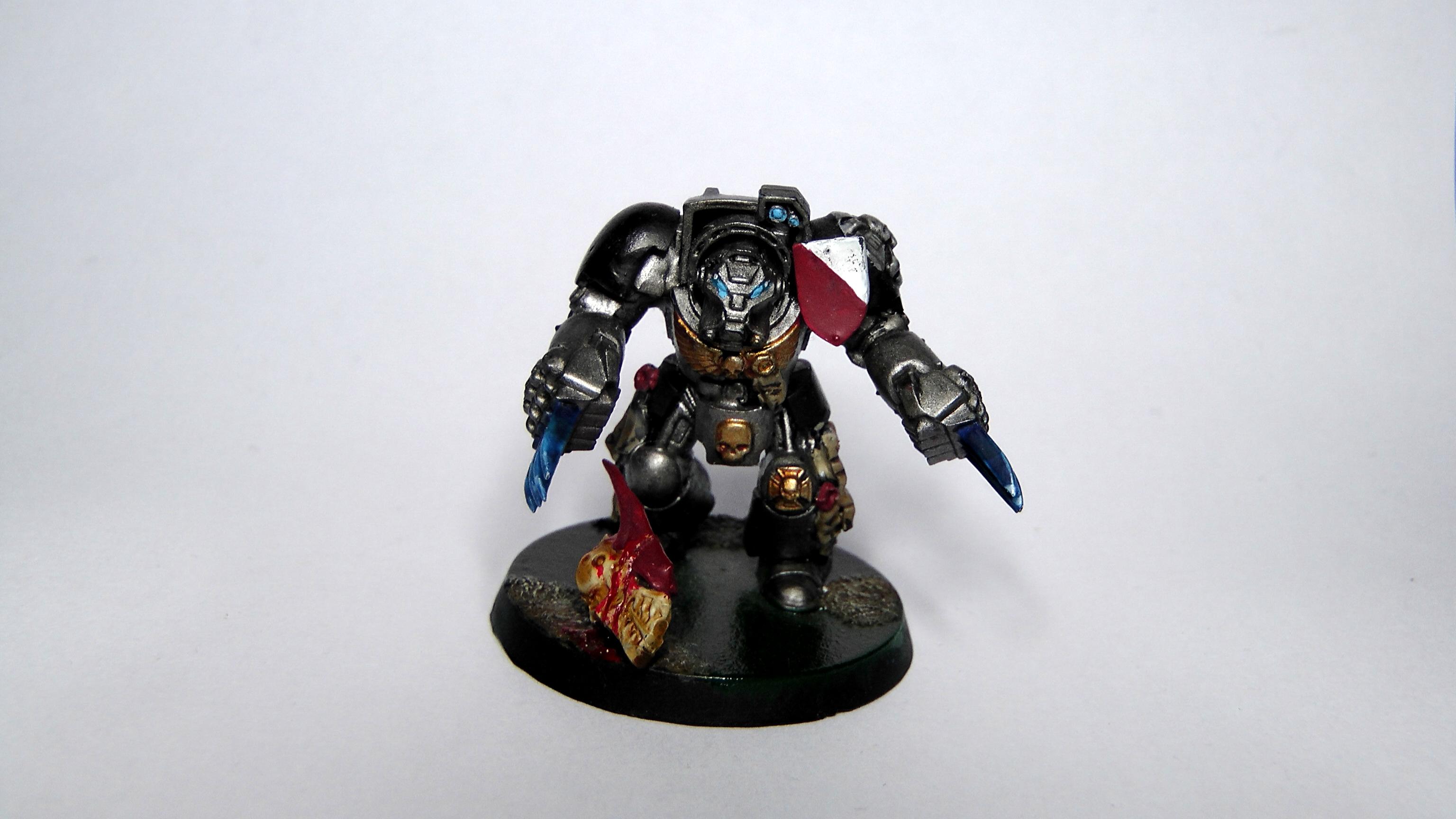 Assault Terminators, Lightning Claws, Silver Skulls, Space Marines, Warhammer 40,000