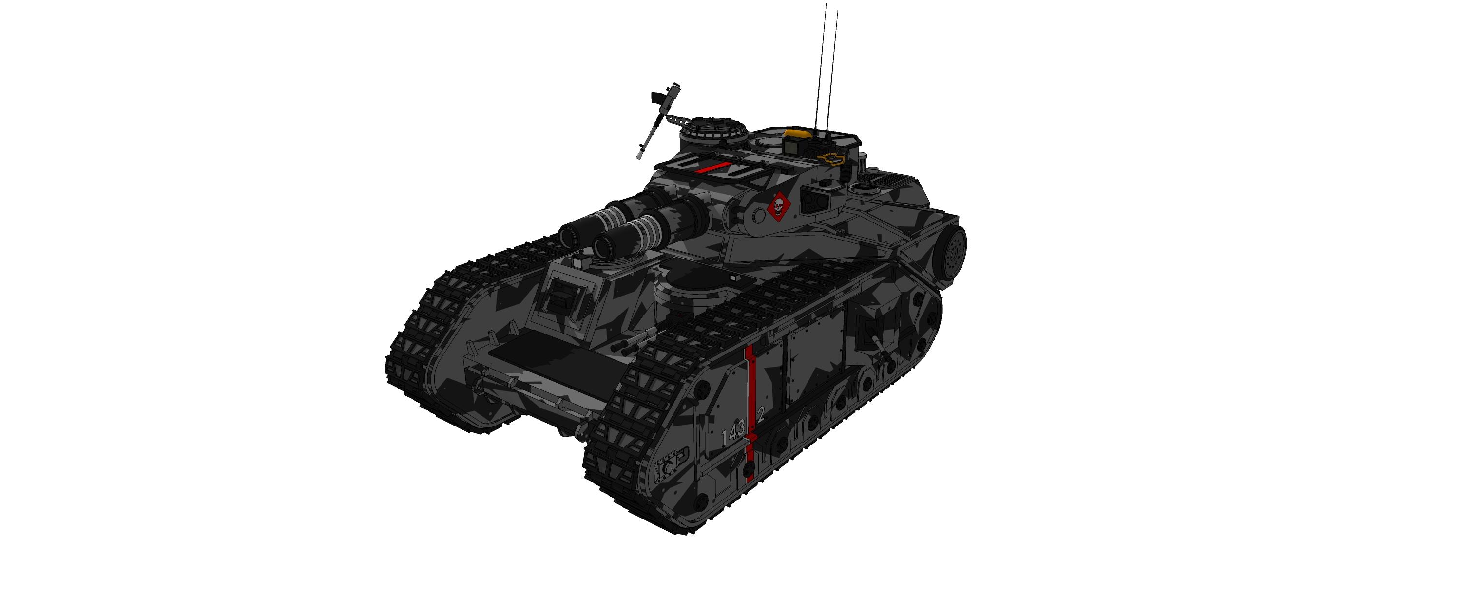 Imperial Guard, Macharius, Scratch Build, Super-heavy, Tank, Tanl