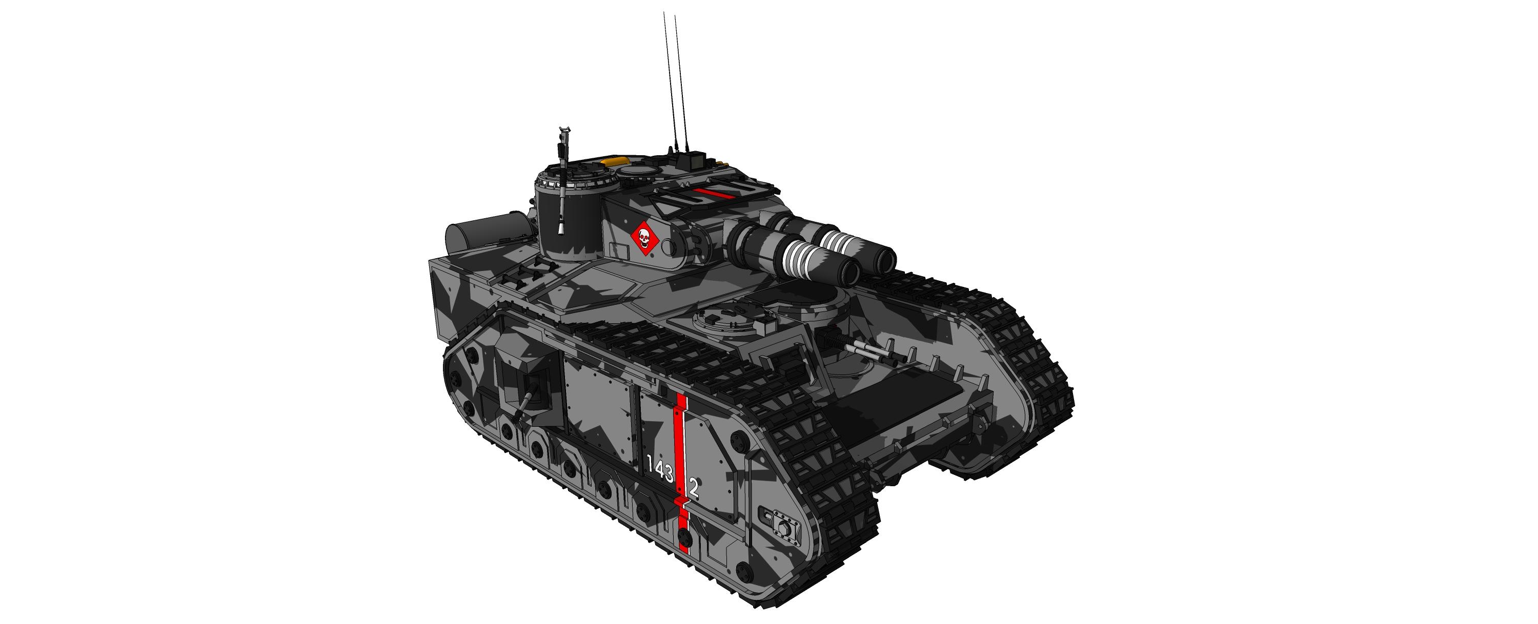 Imperial Guard, Macharius, Scratch Build, Super-heavy, Tank, Tanl