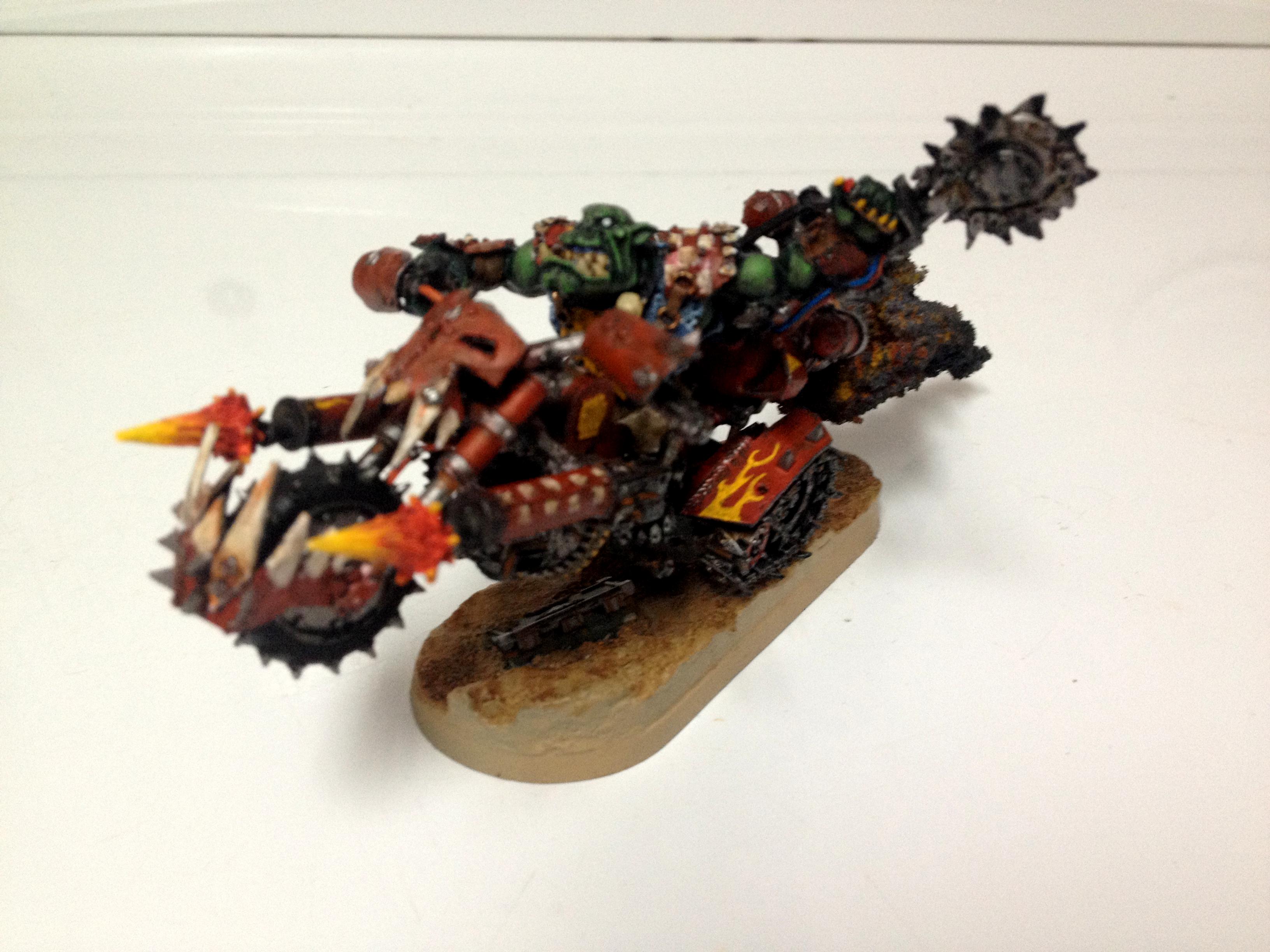 Bike, Orks, Warboss, Zhadsnark