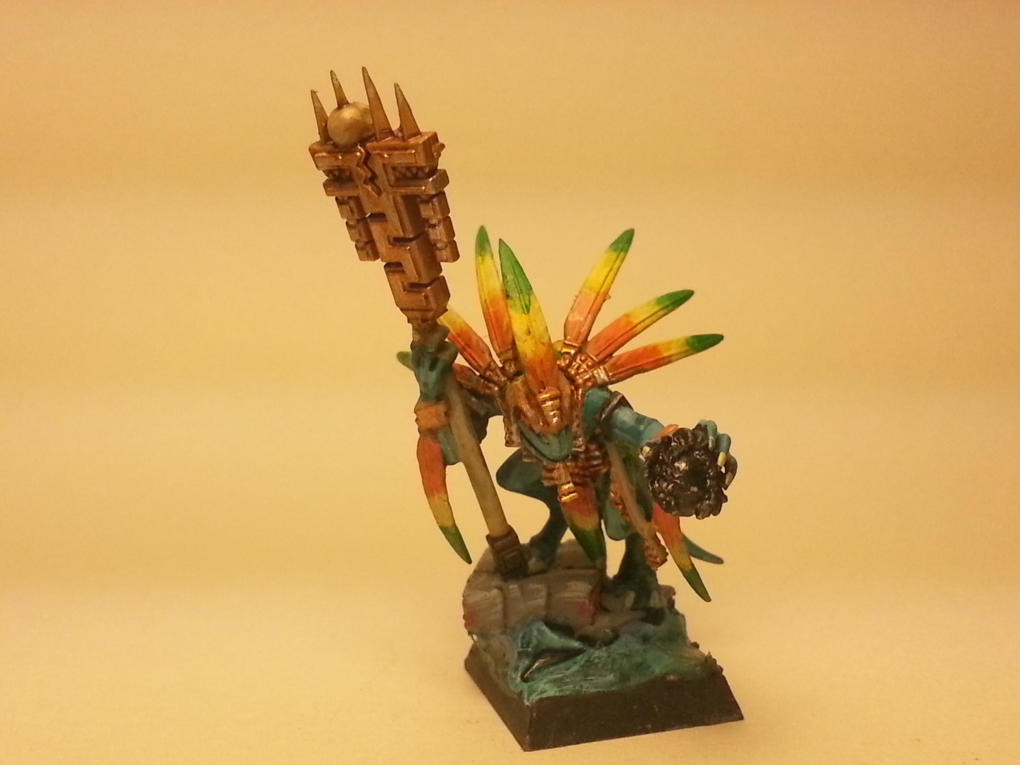 Lizardmen, Mage, Priest, Skinks, Warhammer Fantasy