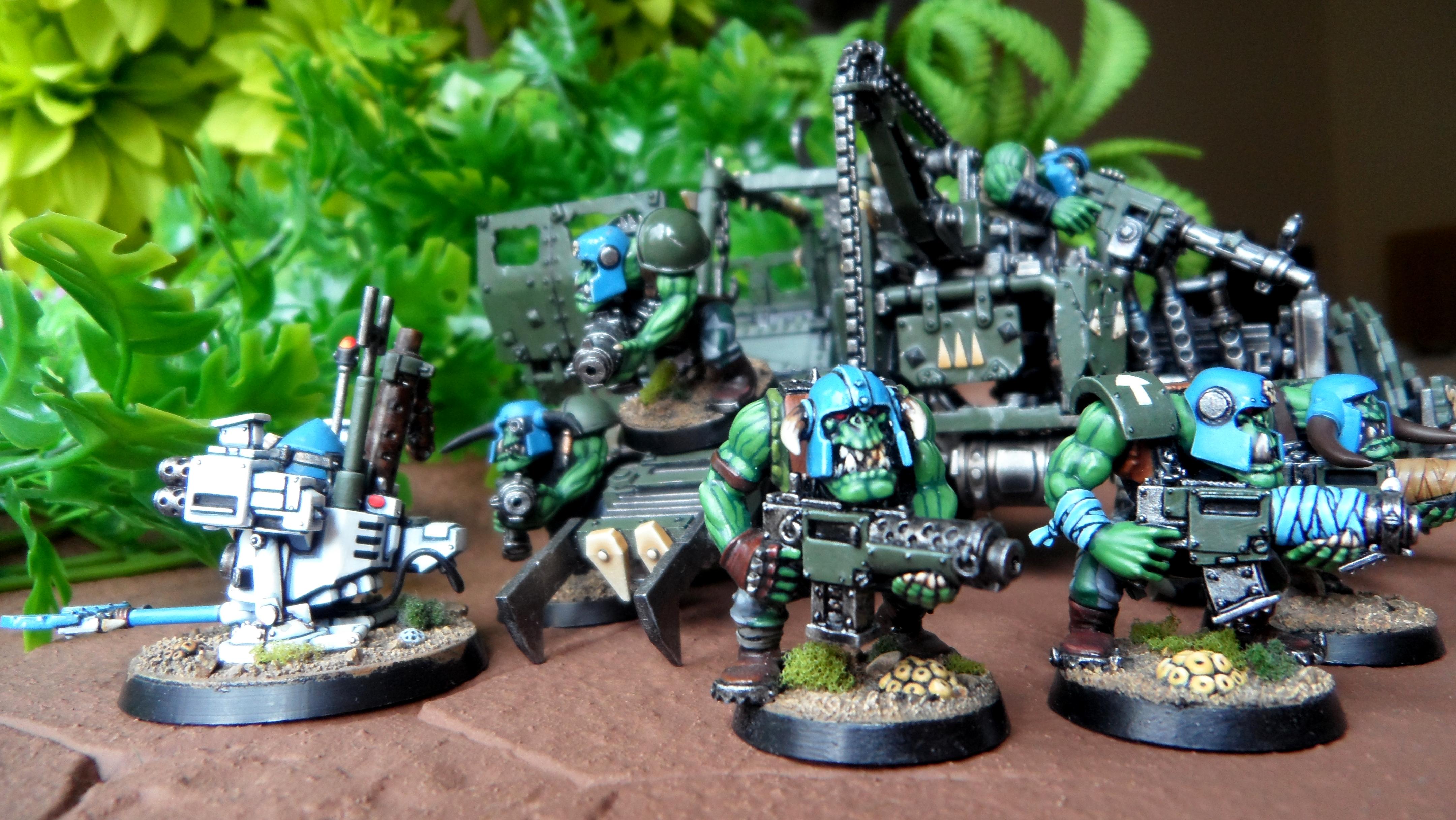 Ax, Blood Axe, Boy, Jungle, Orks, Runtbot, Trukk