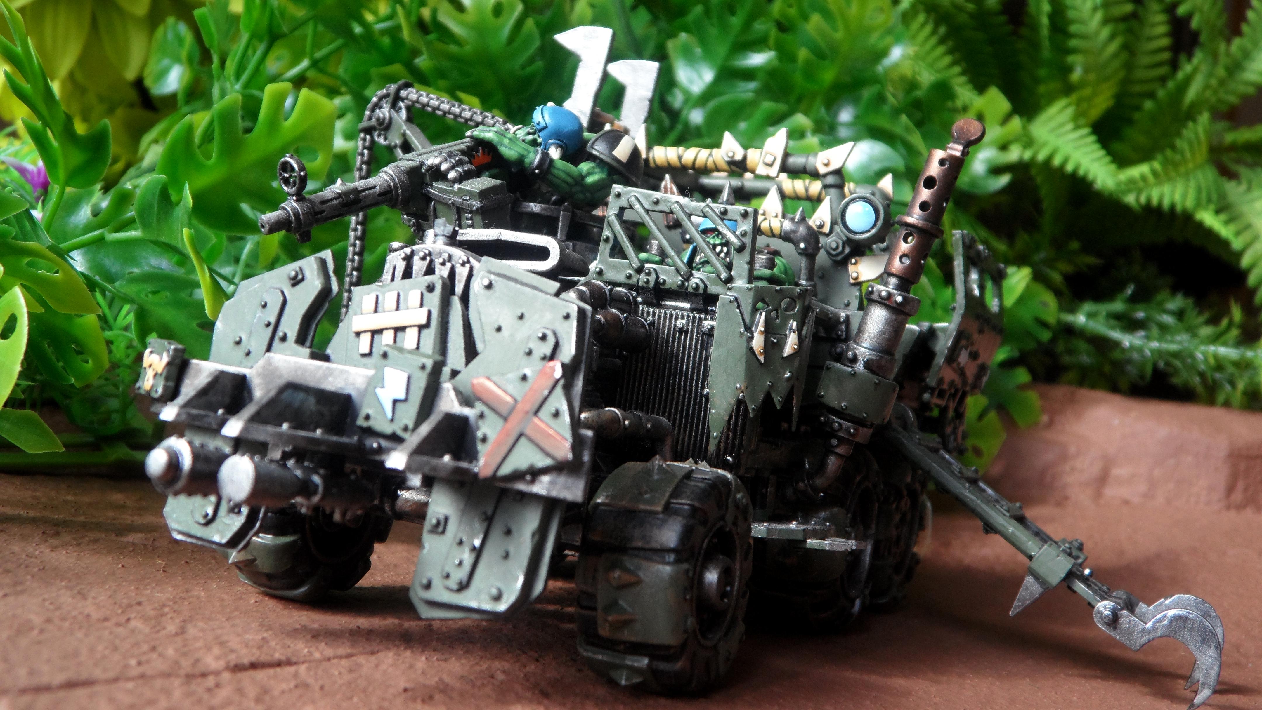 Ax, Blood Axe, Boy, Orks, Trukk