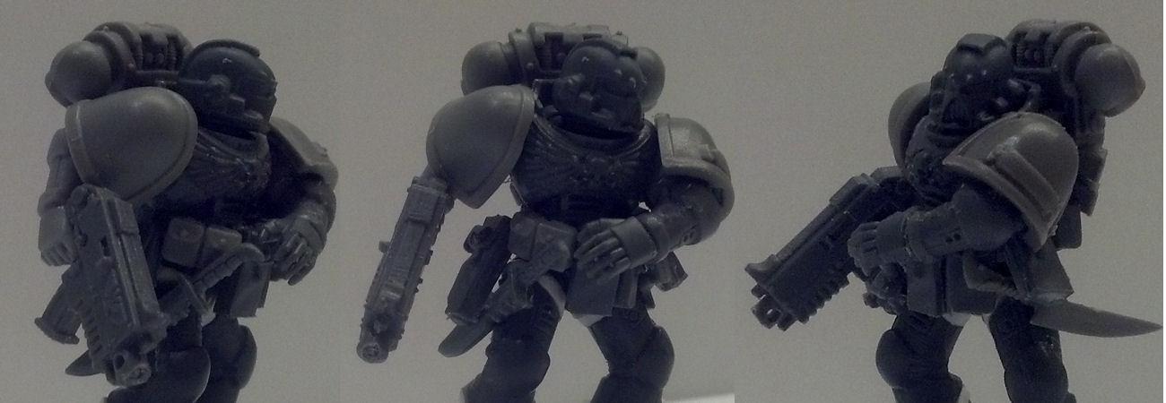 Conversion, Posing, Space Marines, Tall Scale, True Scale