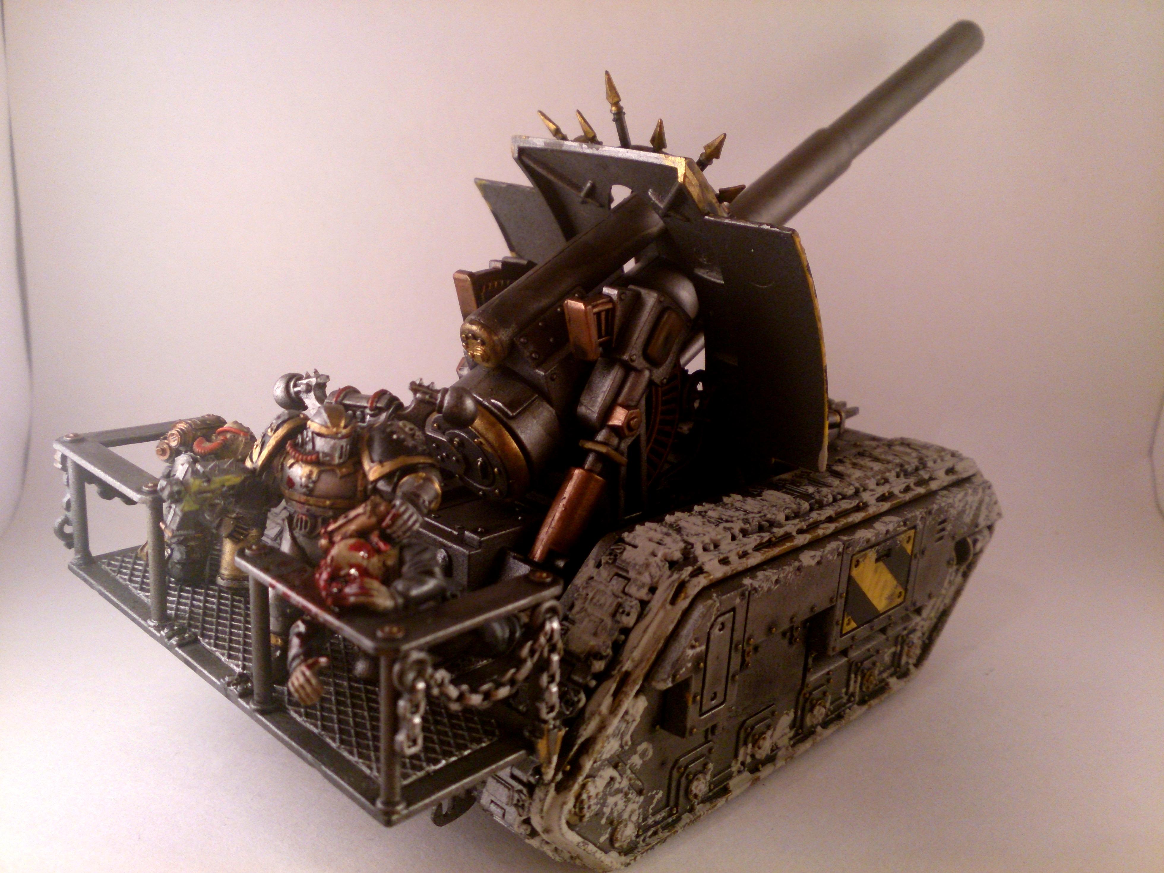 Basilisk, Chaos, Chaos Space Marines, Iron Warriors, Siege