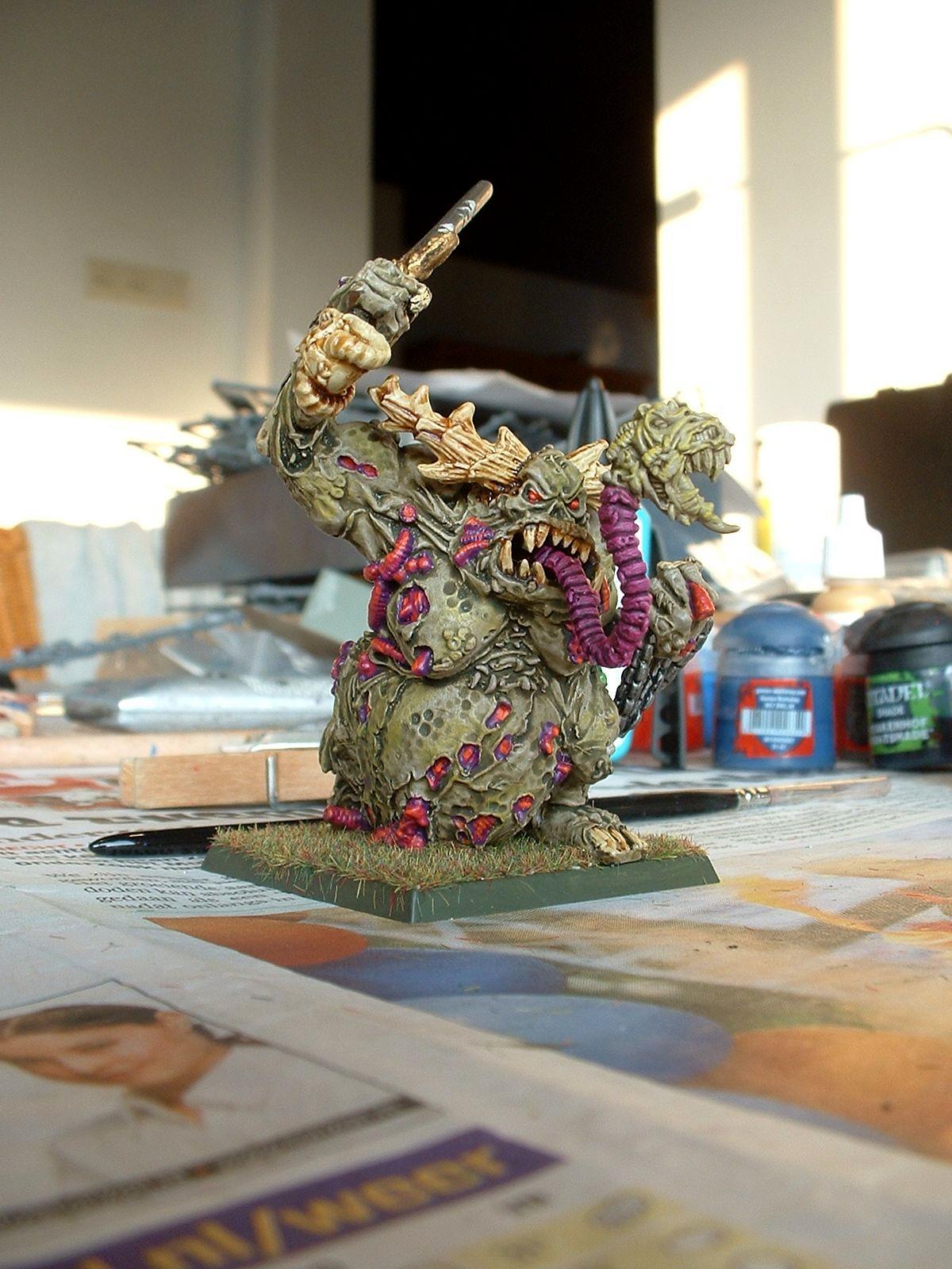 Chaos, Daemons, Great Unclean One, Greater Daemon, Nurgle, Work In Progress