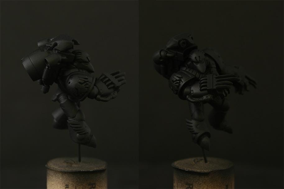 Jca, Kayvaan, Raven Guard, Sculpted, Shrike