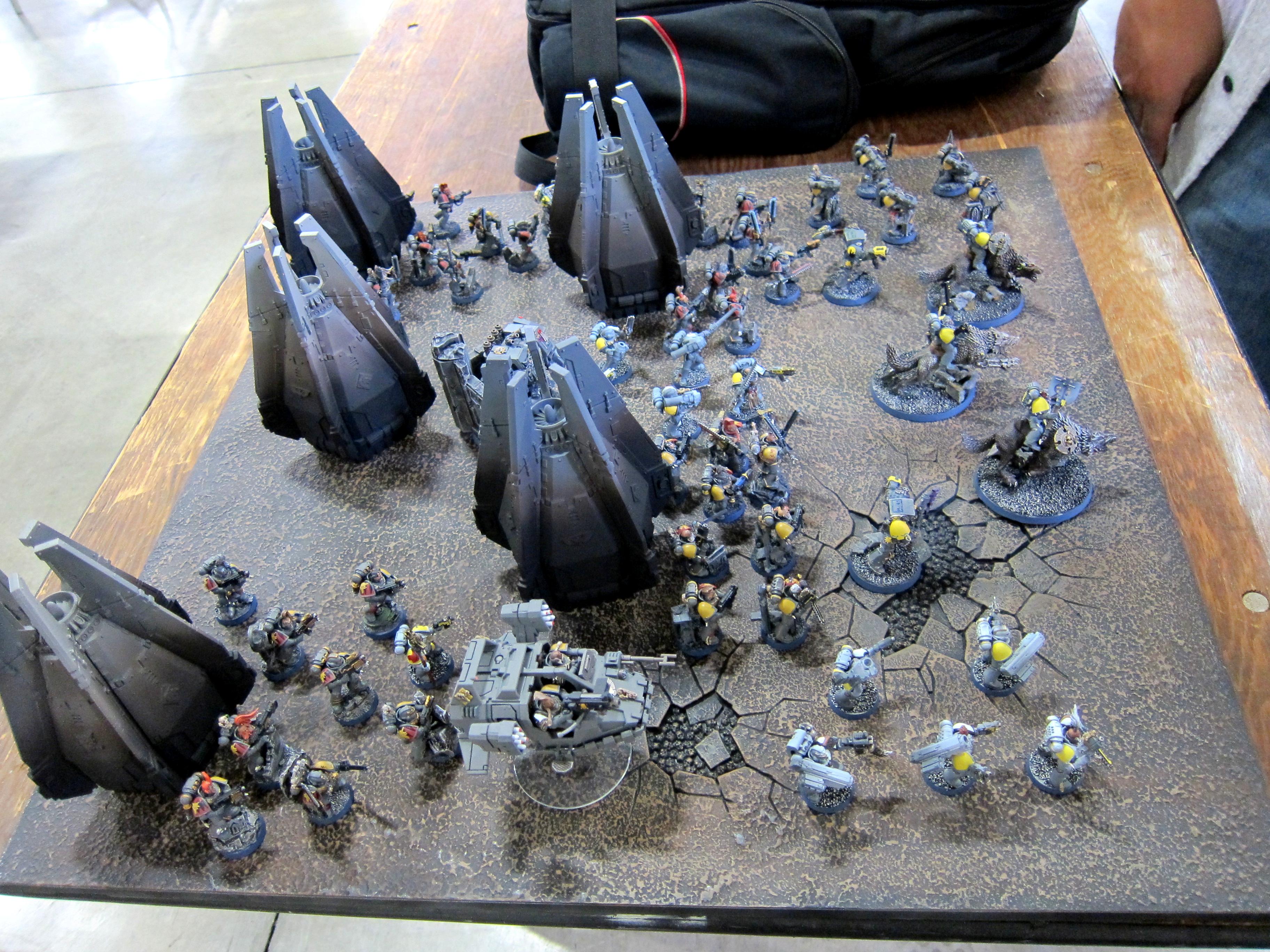 Drop Pods, Space Marines, Space Wolves