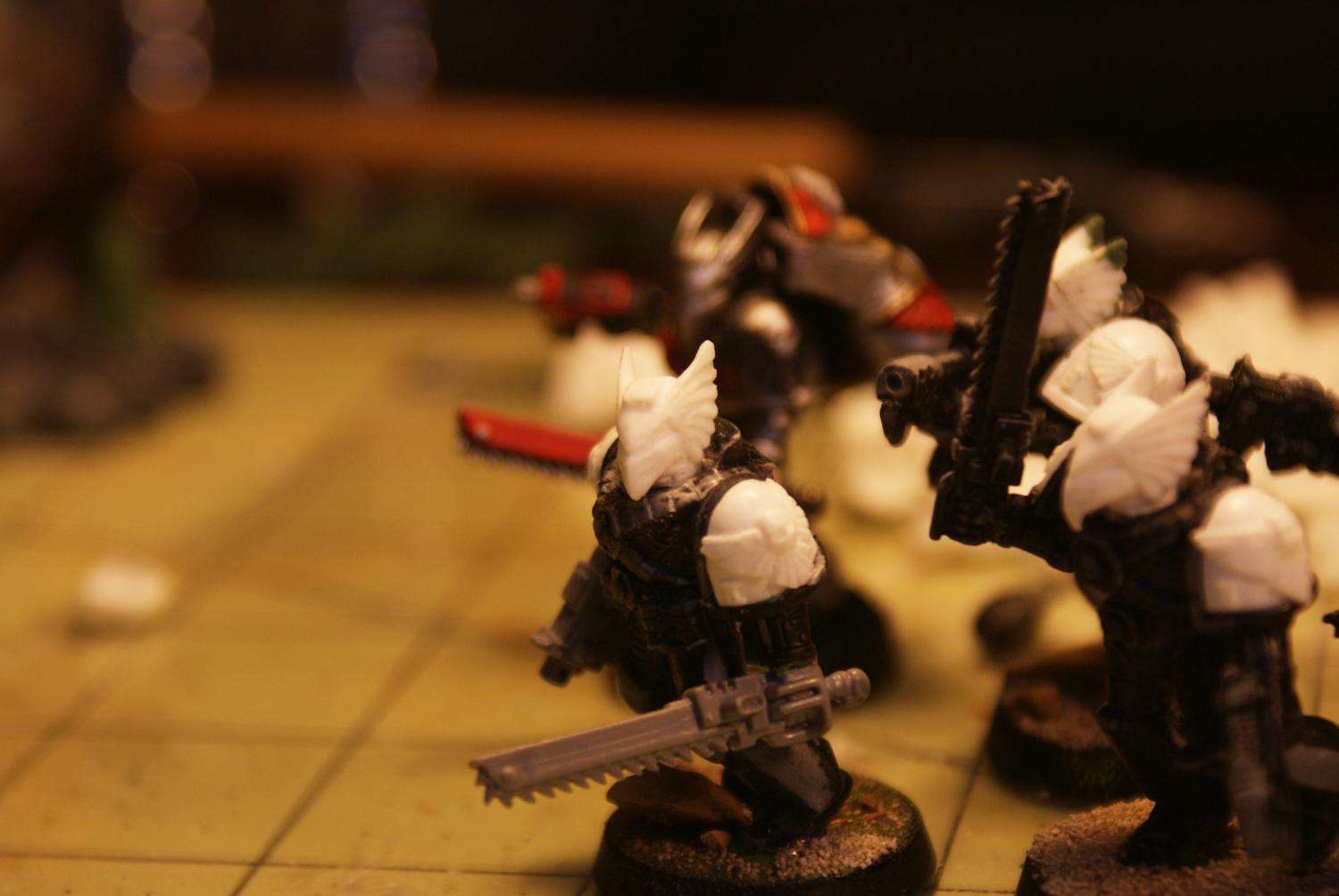 Assault Marines, Custom Eagle Helmet, Doom Eagles, Space Marines