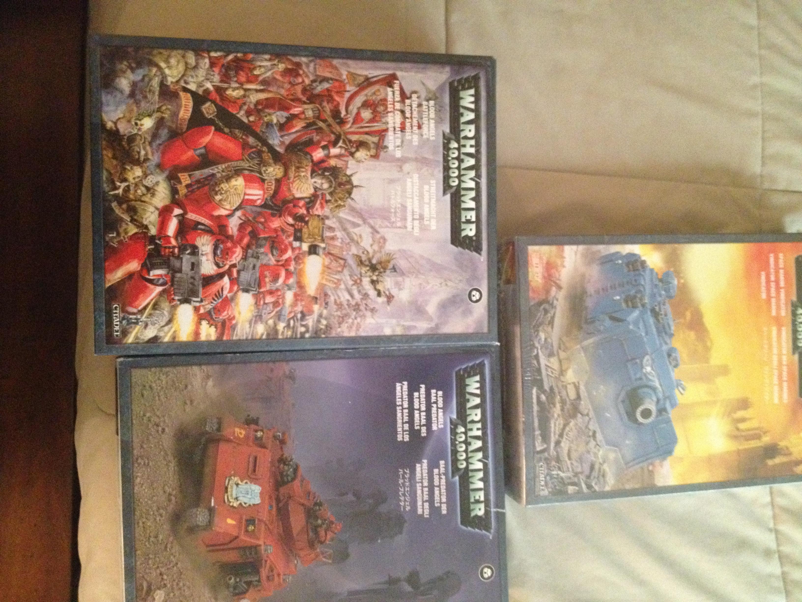 This is what I have so far to start my project. I do plan on doing a lot of kit bash to make them as blingy as their artwork depicts them but I have to see how much my wallet will allow me :)