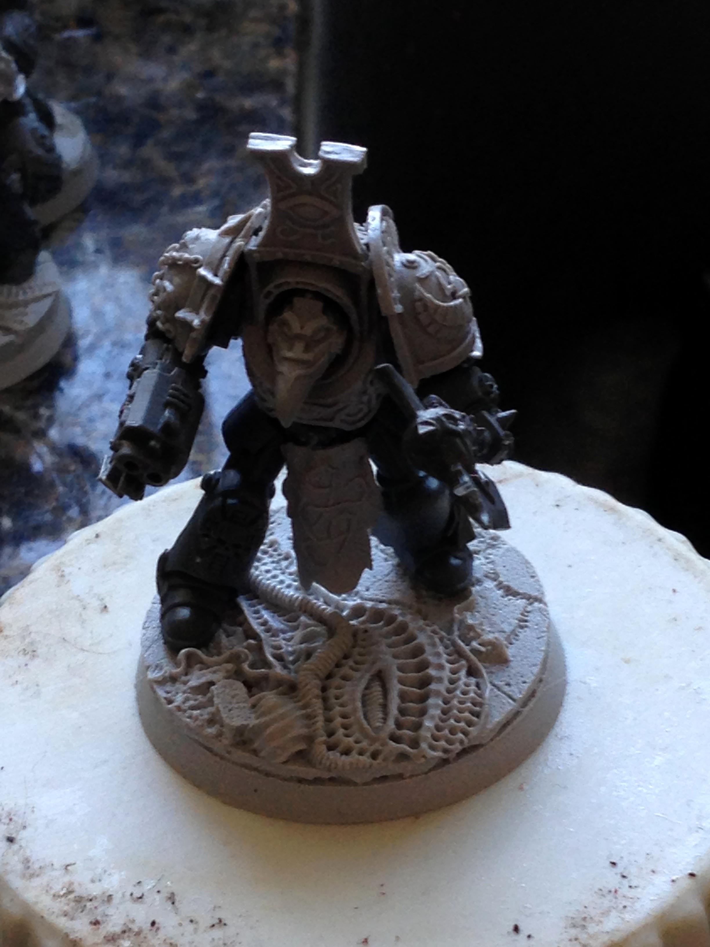Loyalist, Terminator Armor, Thousand Sons, Work In Progress