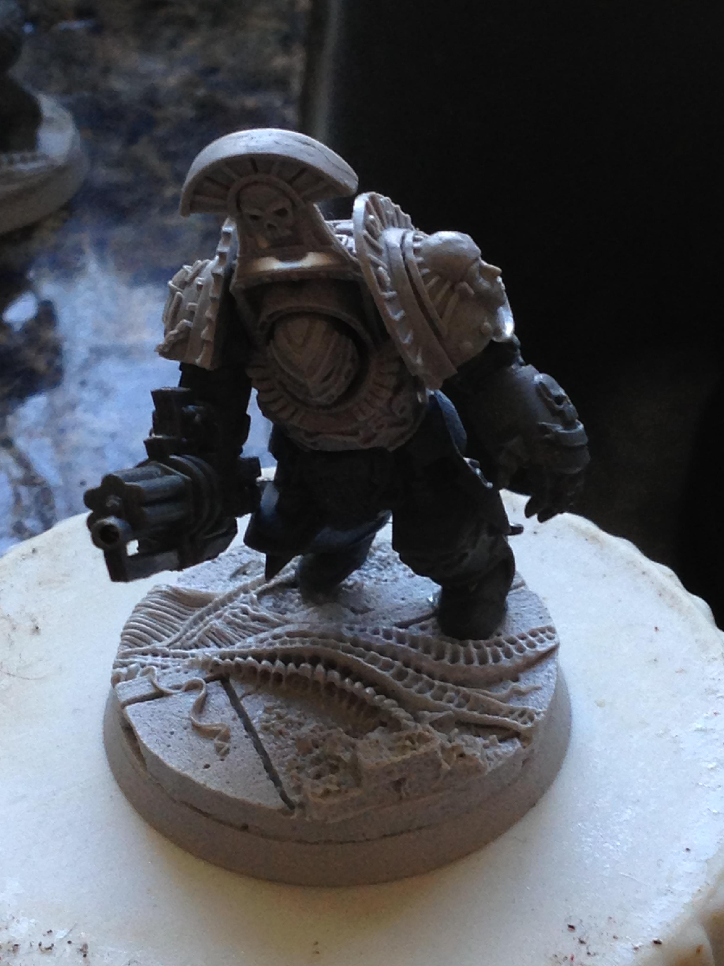 Loyalist, Terminator Armor, Thousand Sons, Work In Progress