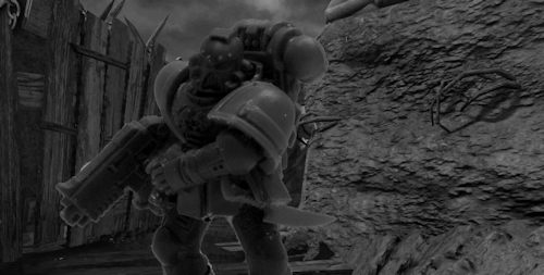 Short Story Image, Space Marines, Tall Scale