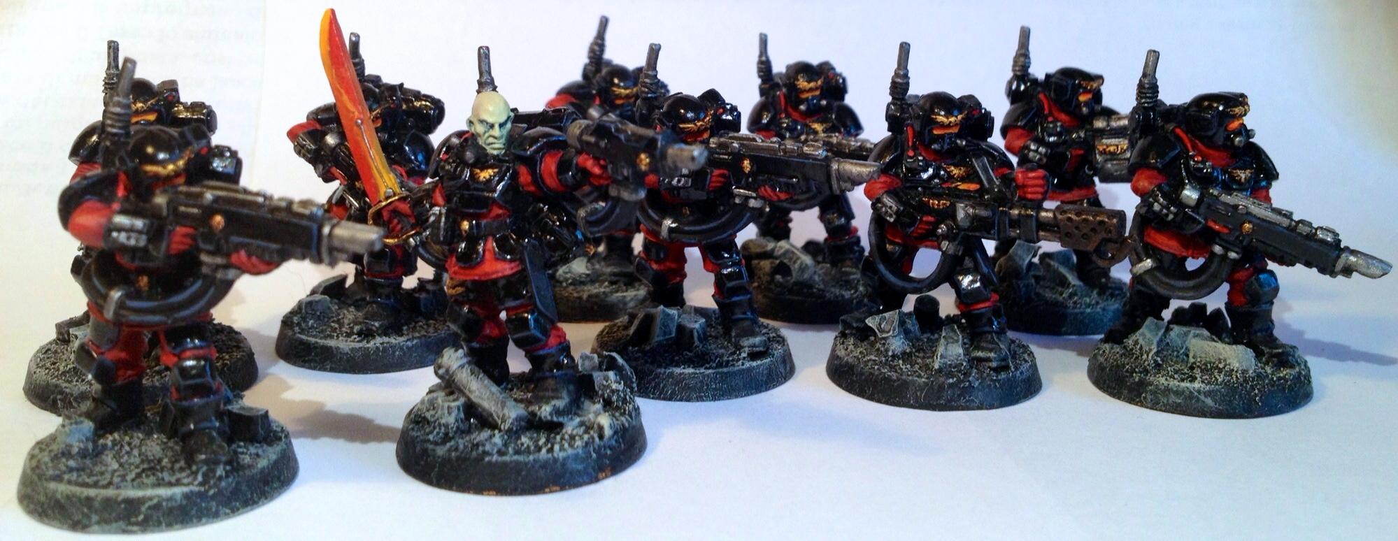 Daemonhunters, Inquisition, Inquisitorial, Kasrkin, Kasrkins, Storm Troopers, Urban Base, Warhammer 40,000, Warrior Acolytes