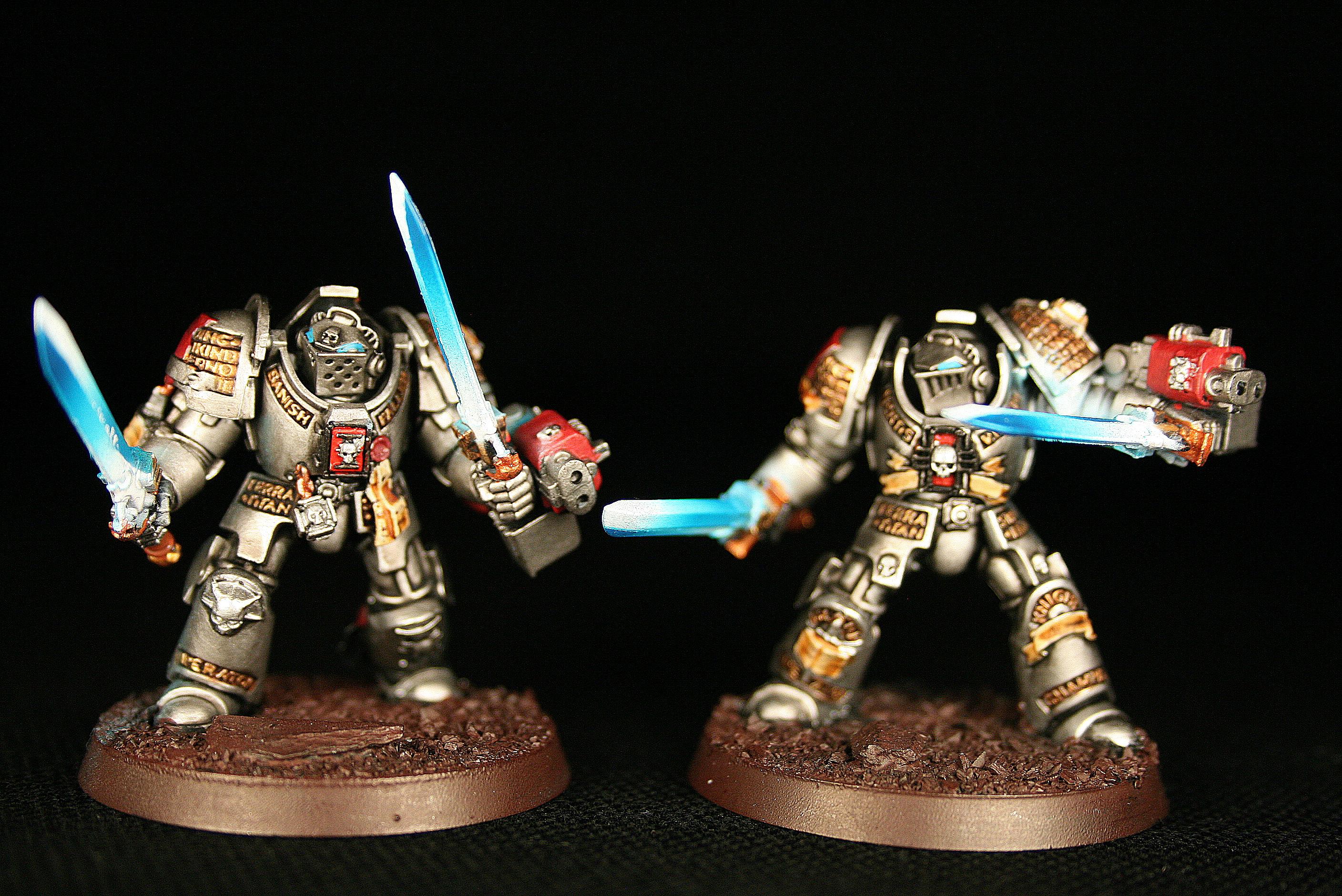 Falchions, Force Weapons, Grey Knights, Space Marines, Terminator Armor