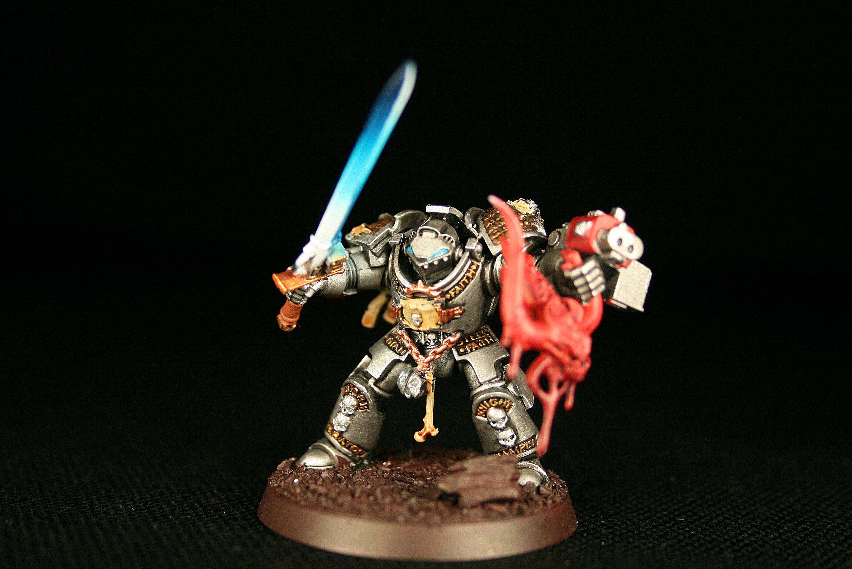 Force Weapons, Grey Knights, Space Marines, Sword, Terminator Armor