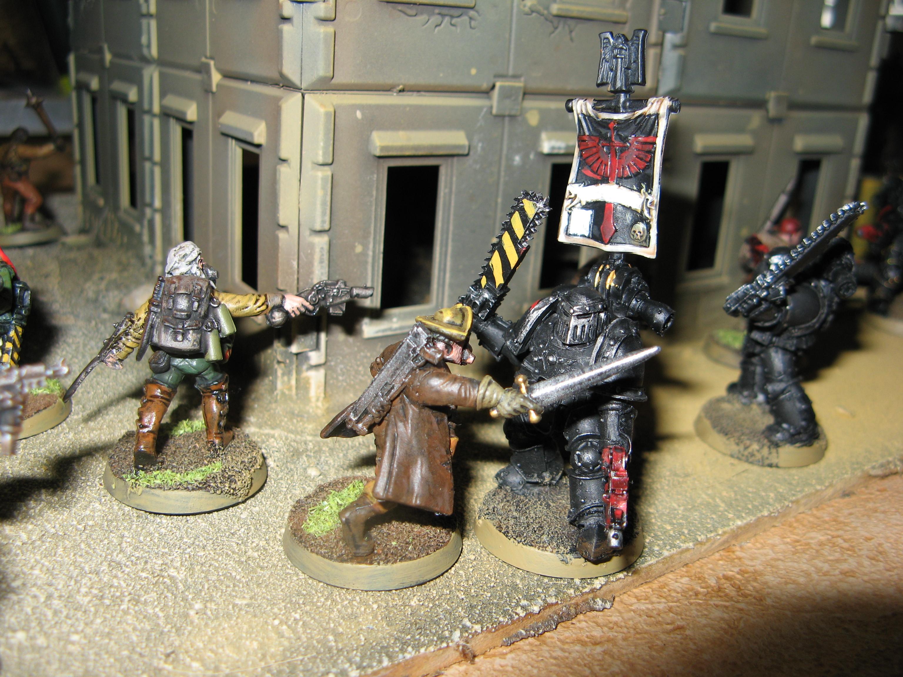 The enemy come toe to toe with the patrol, brother Midris downing another taking his arm off