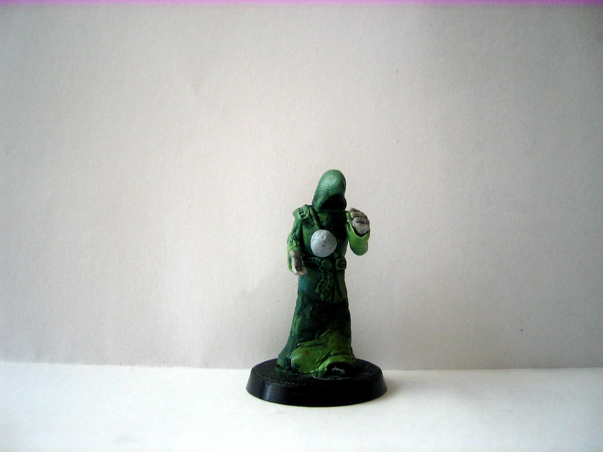 Hooded Acolyte with &quot;floating&quot; energy ball