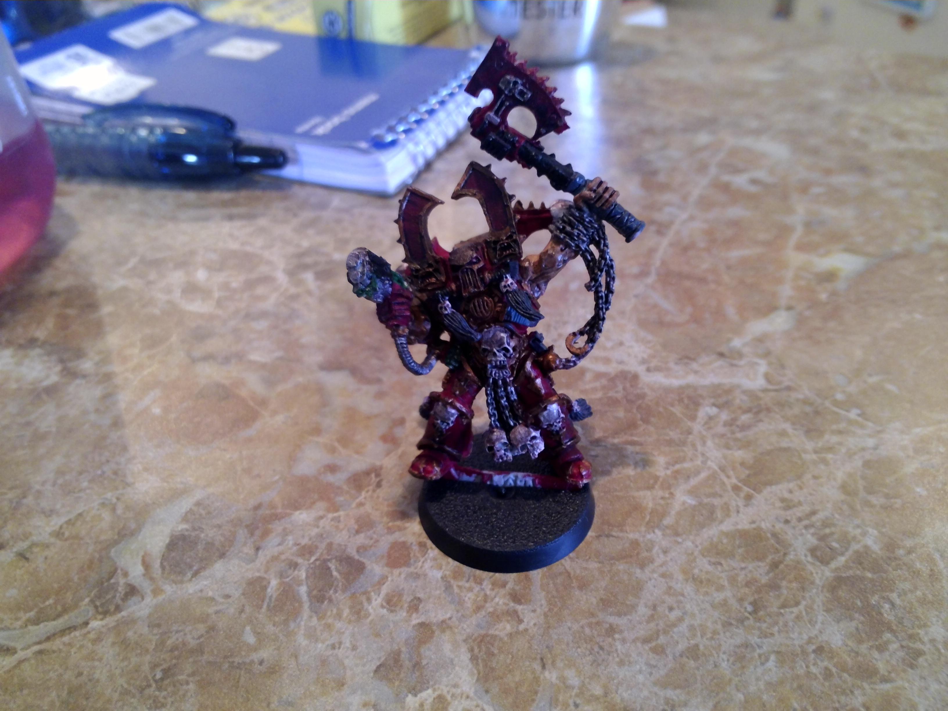 Just black wash over the red black wash