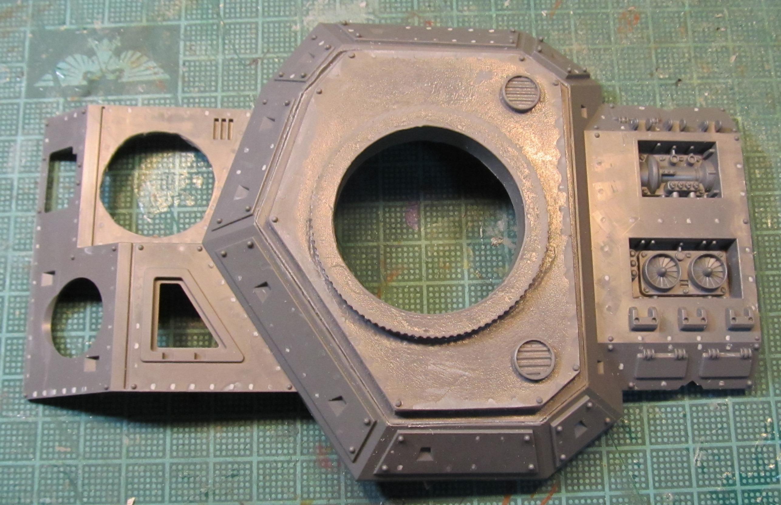 Felblade hull centre hole