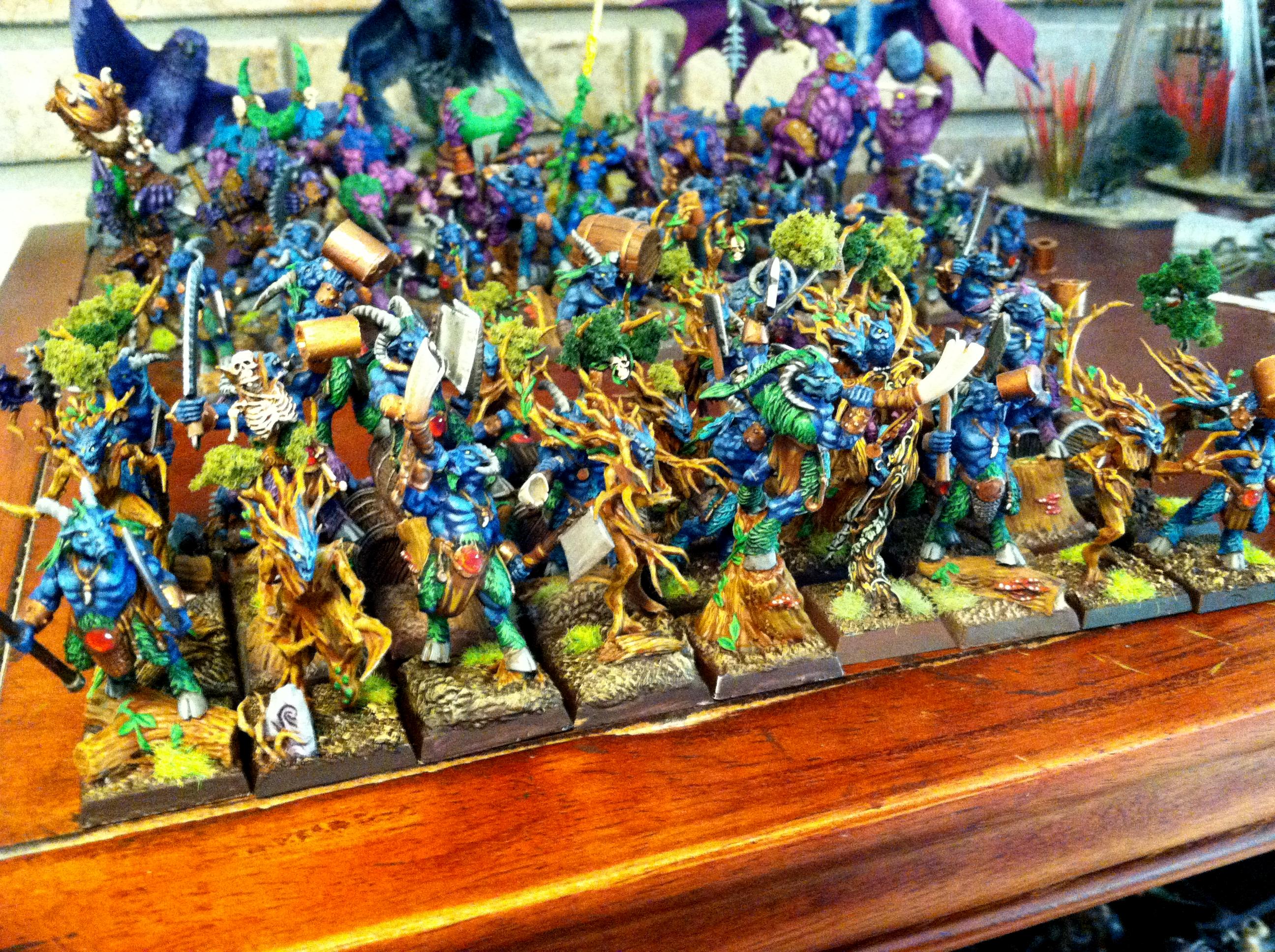 Beastmen, Sylvan, Warhammer Fantasy, Wood Elves