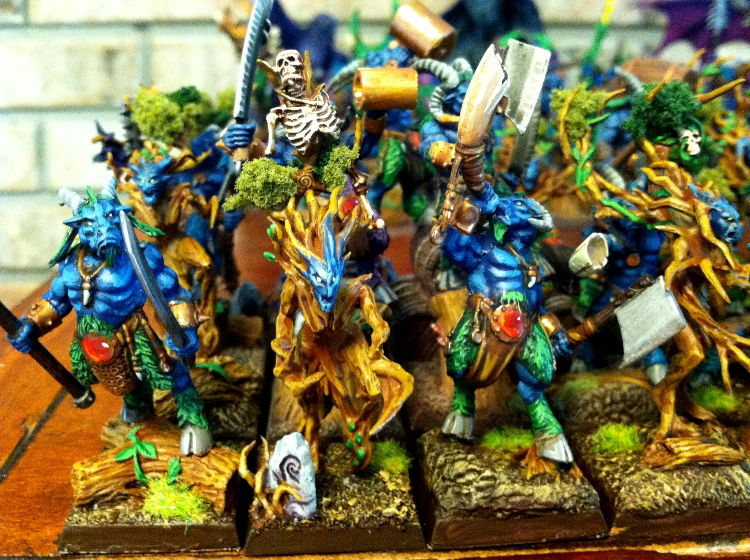Beastmen, Sylvan, Warhammer Fantasy, Wood Elves