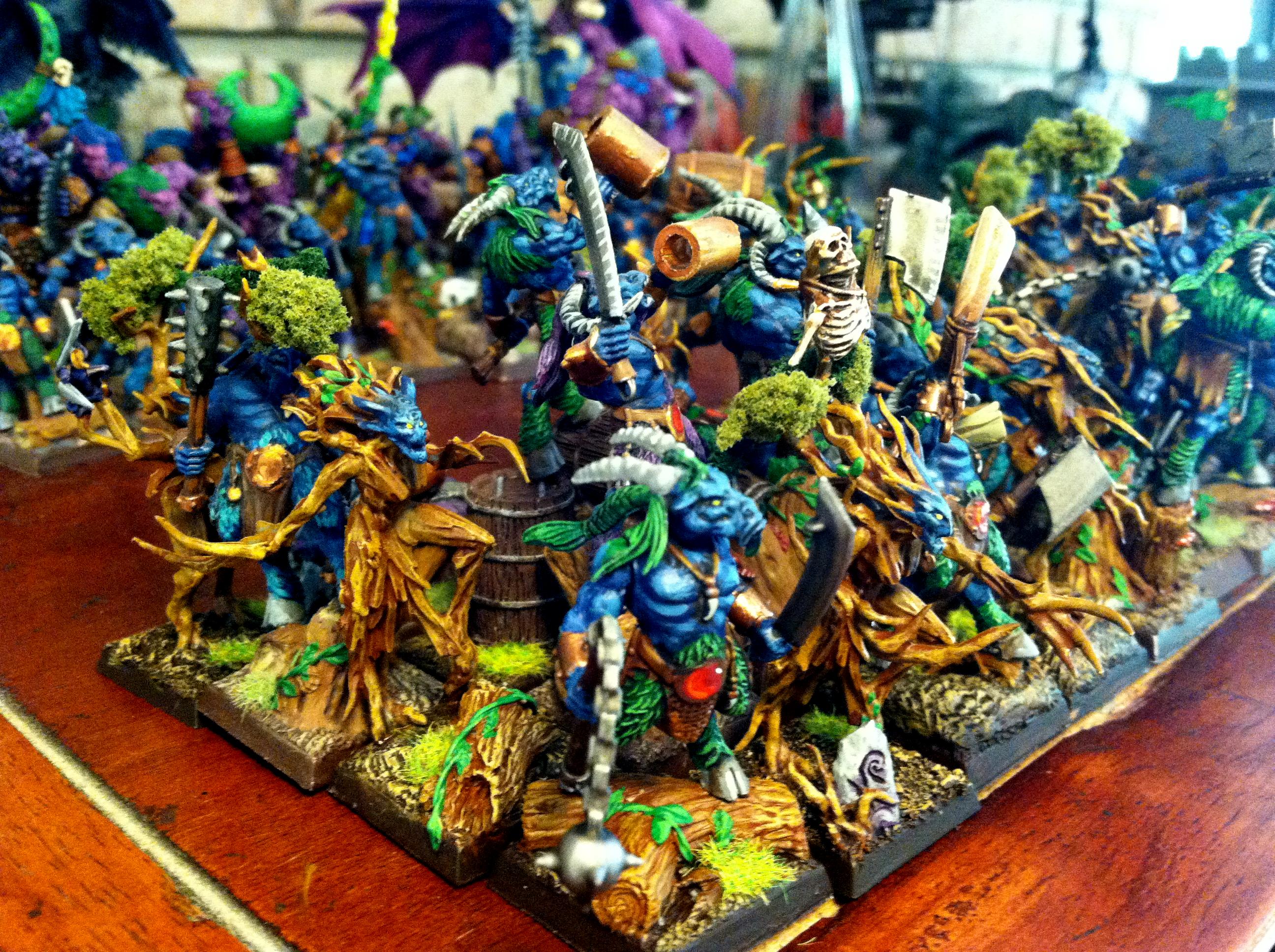 Beastmen, Sylvan, Warhammer Fantasy, Wood Elves