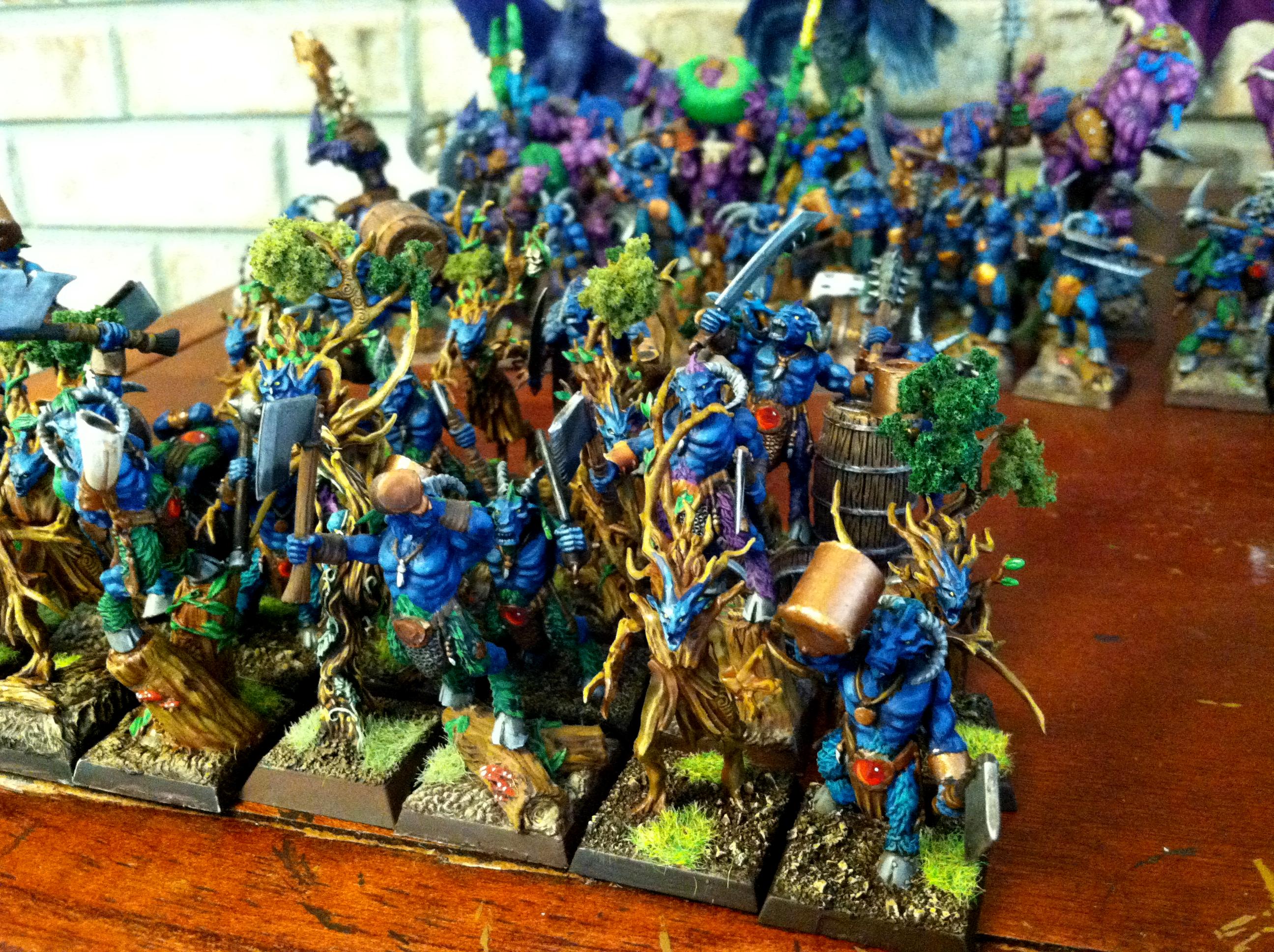 Beastmen, Sylvan, Warhammer Fantasy, Wood Elves