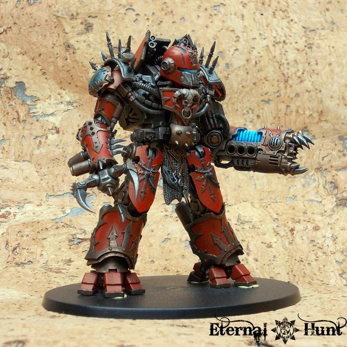 Chaos, Chaos Space Marines, Counts As, Decimator, Dreadknight, Khorne, Kitbash, Wargrinder, Warhammer 40,000, World Eaters
