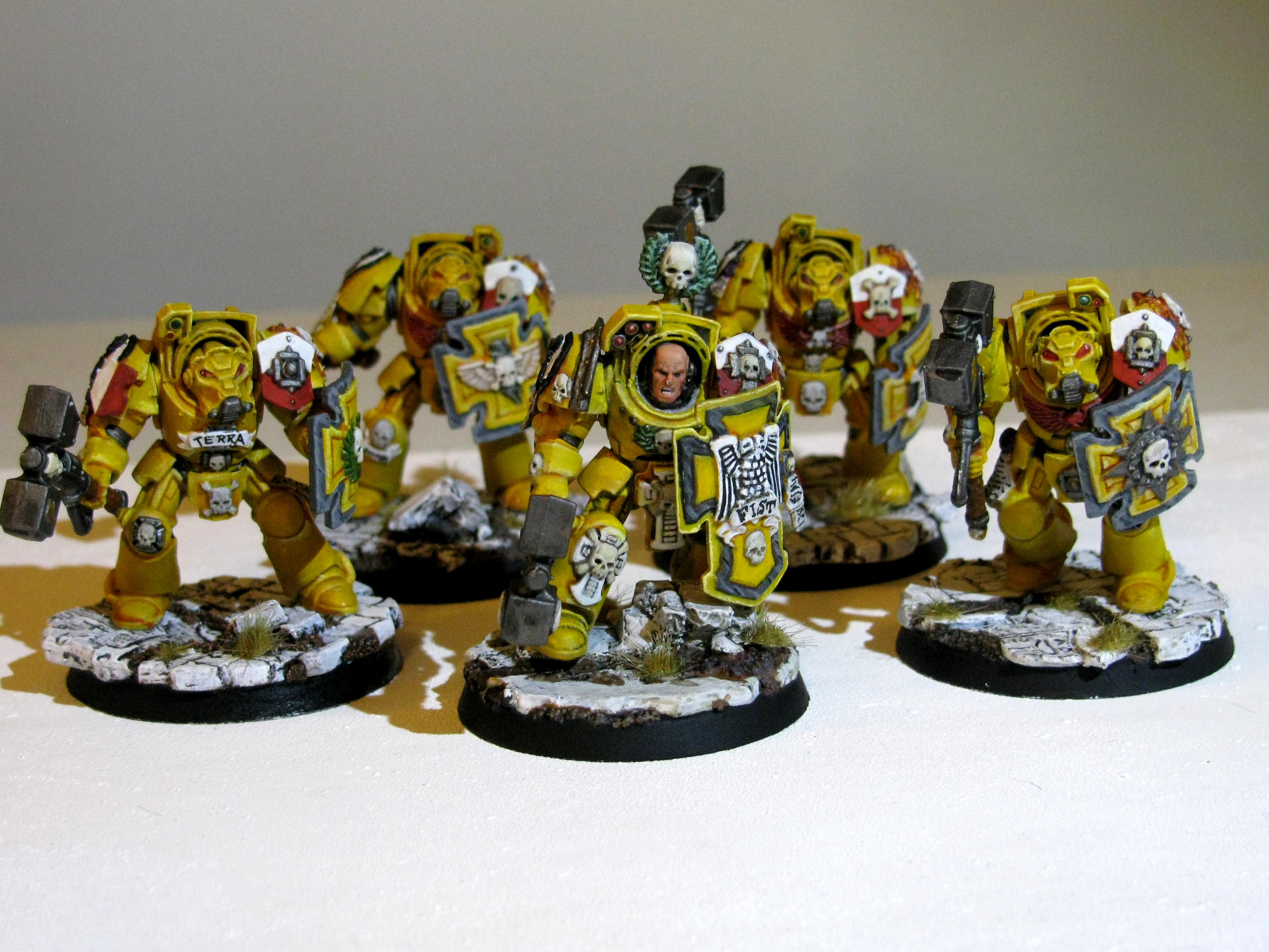 Imperial Fists, Space Marines, Terminator Armor