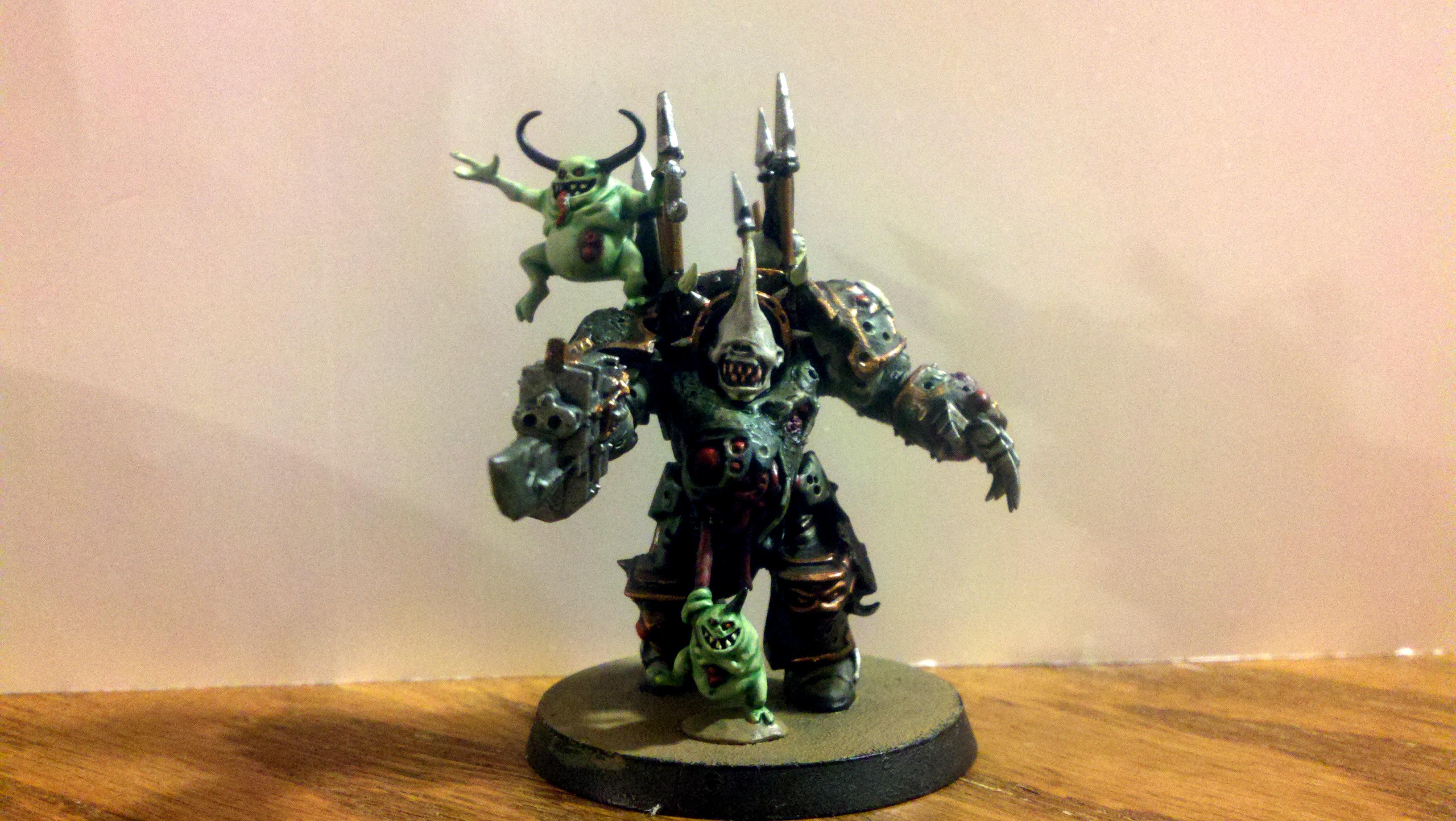 Chaos, Combat Familiars, Nurgle, Terminator Armor, Warhammer 40,000