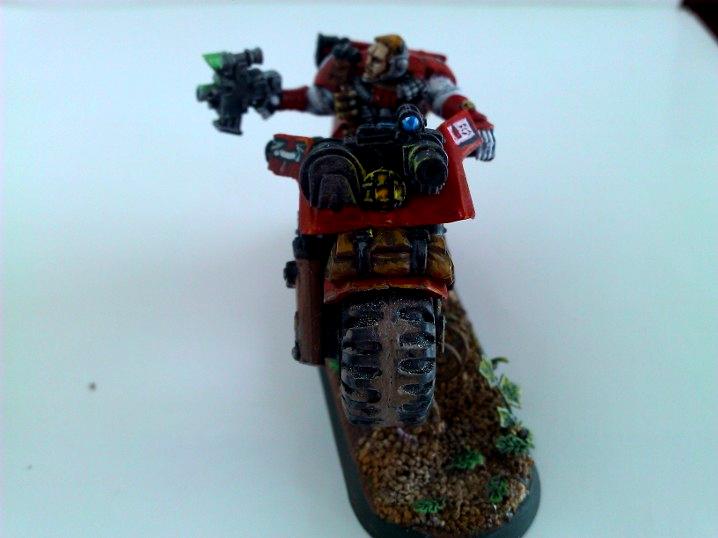 Bike, Blood Angels, Games Workshop, Miniatures, Painting