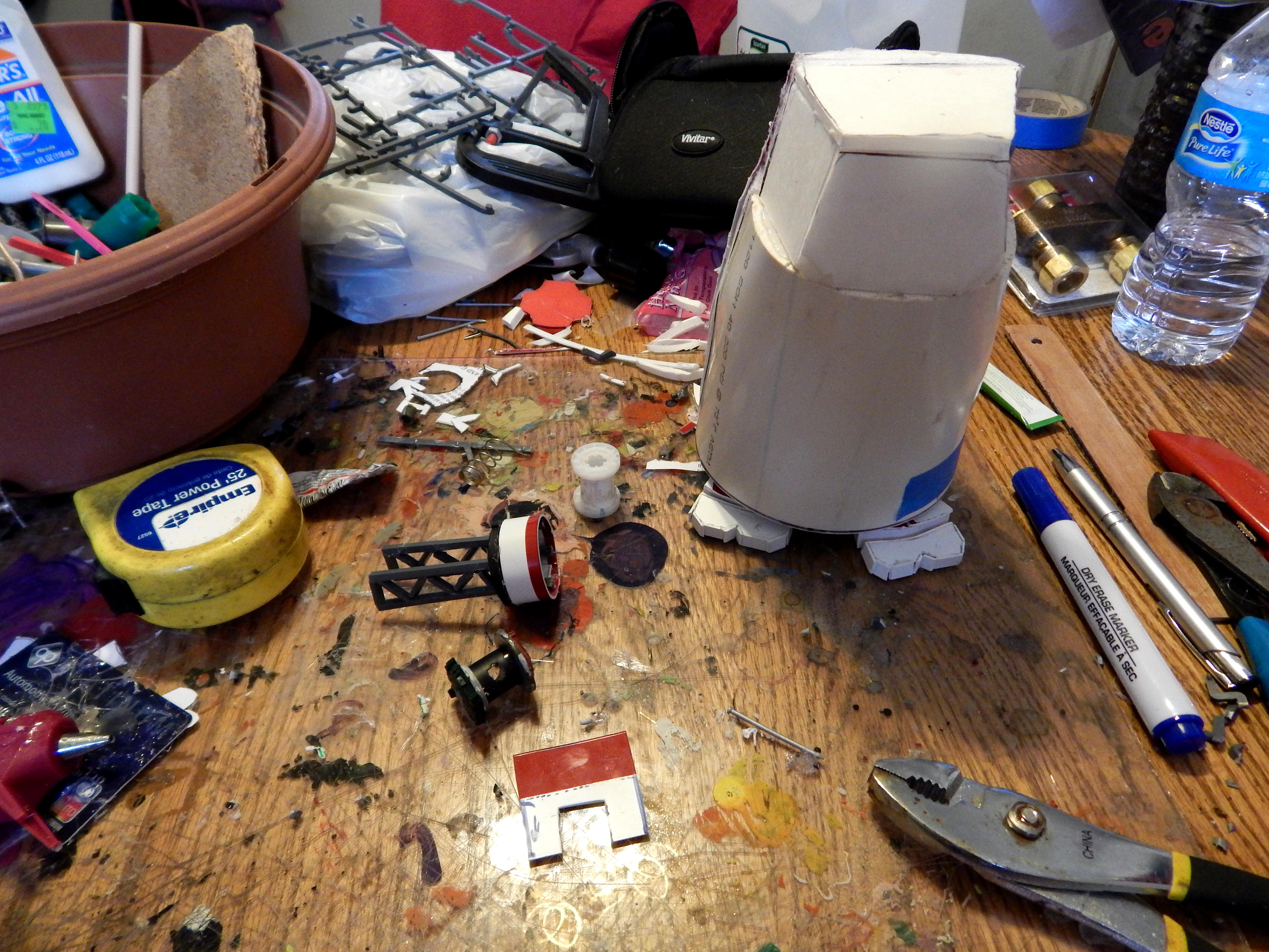 Stompa in progress
