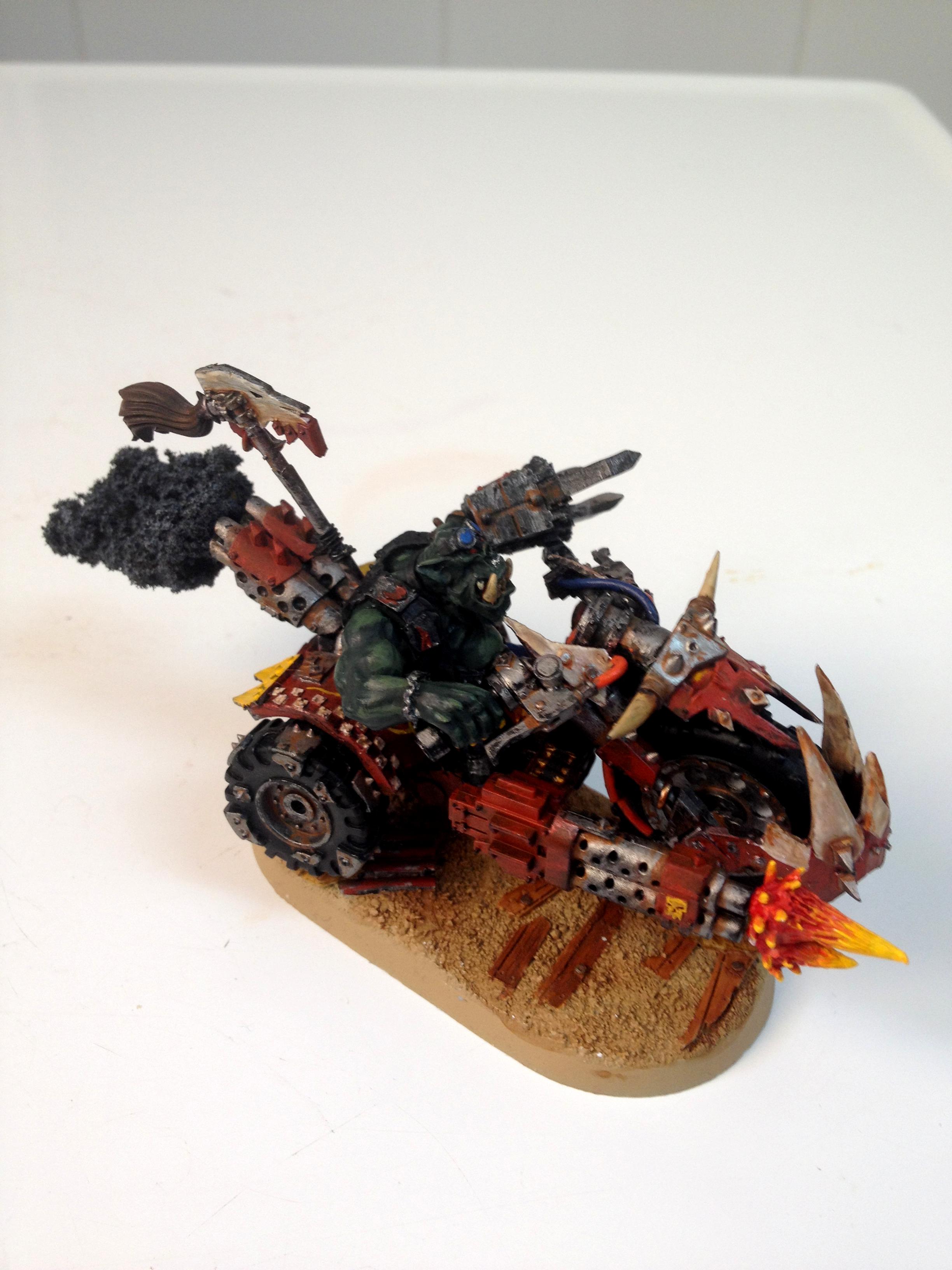Bike, Nob, Nob Bikers, Ork Nobz, Orks