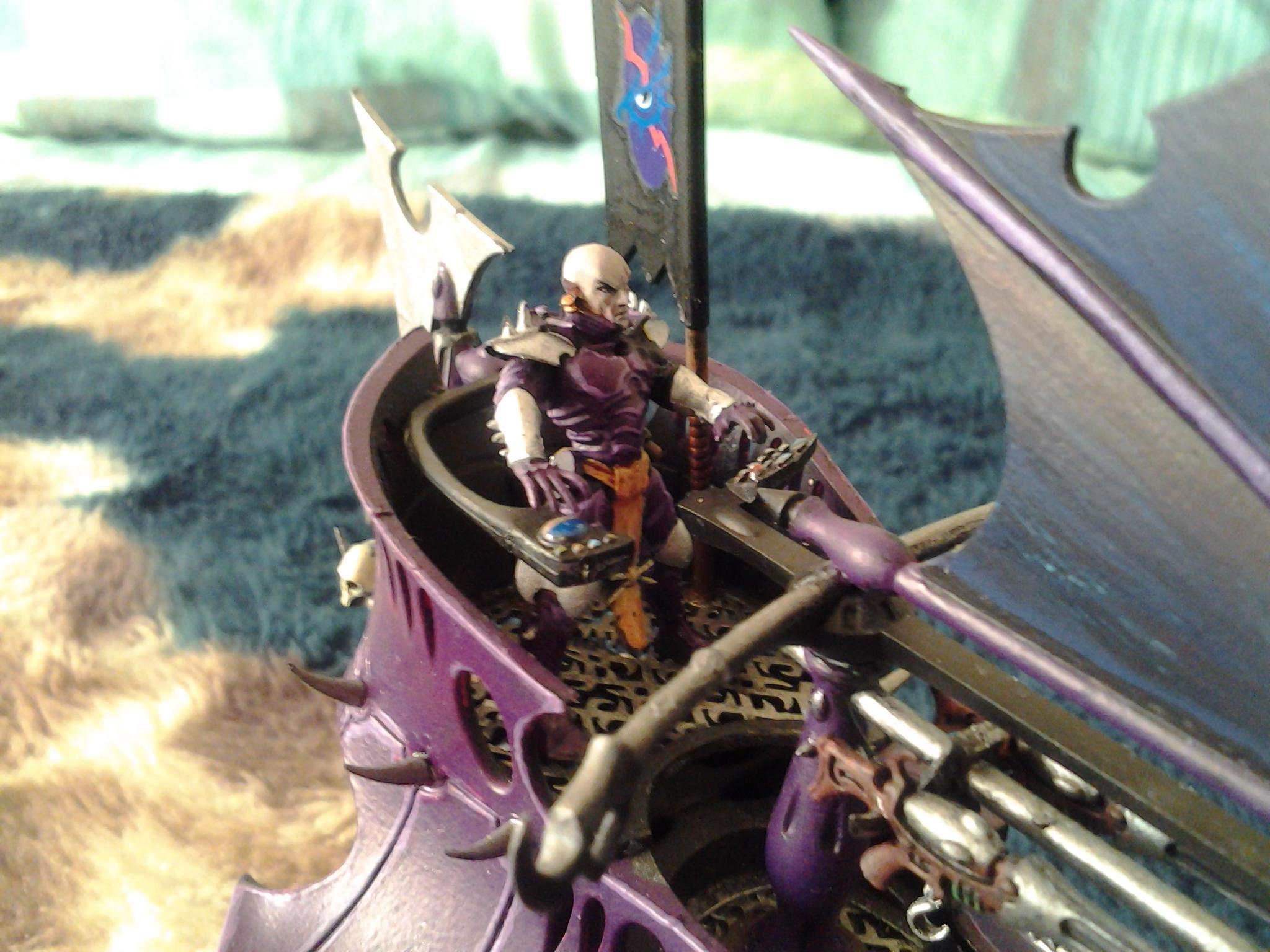 Dark, Eldar, Raider, Raider, pilot close-up