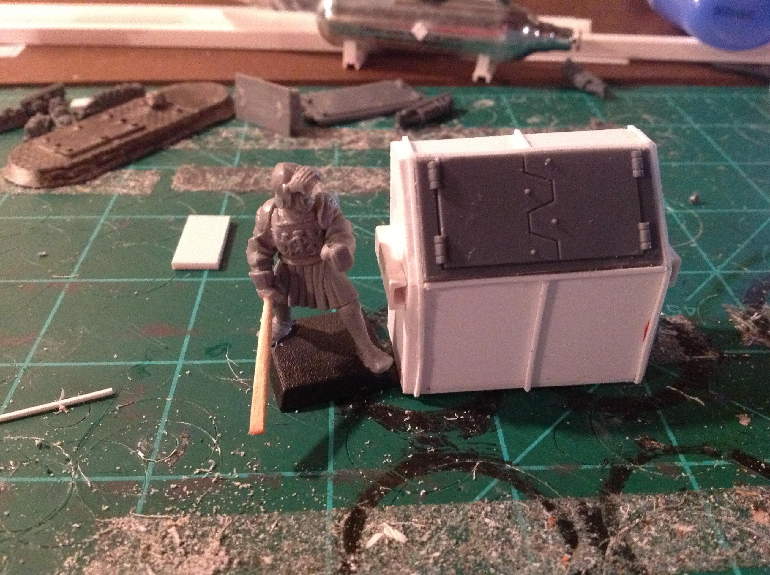 Trash dumpster