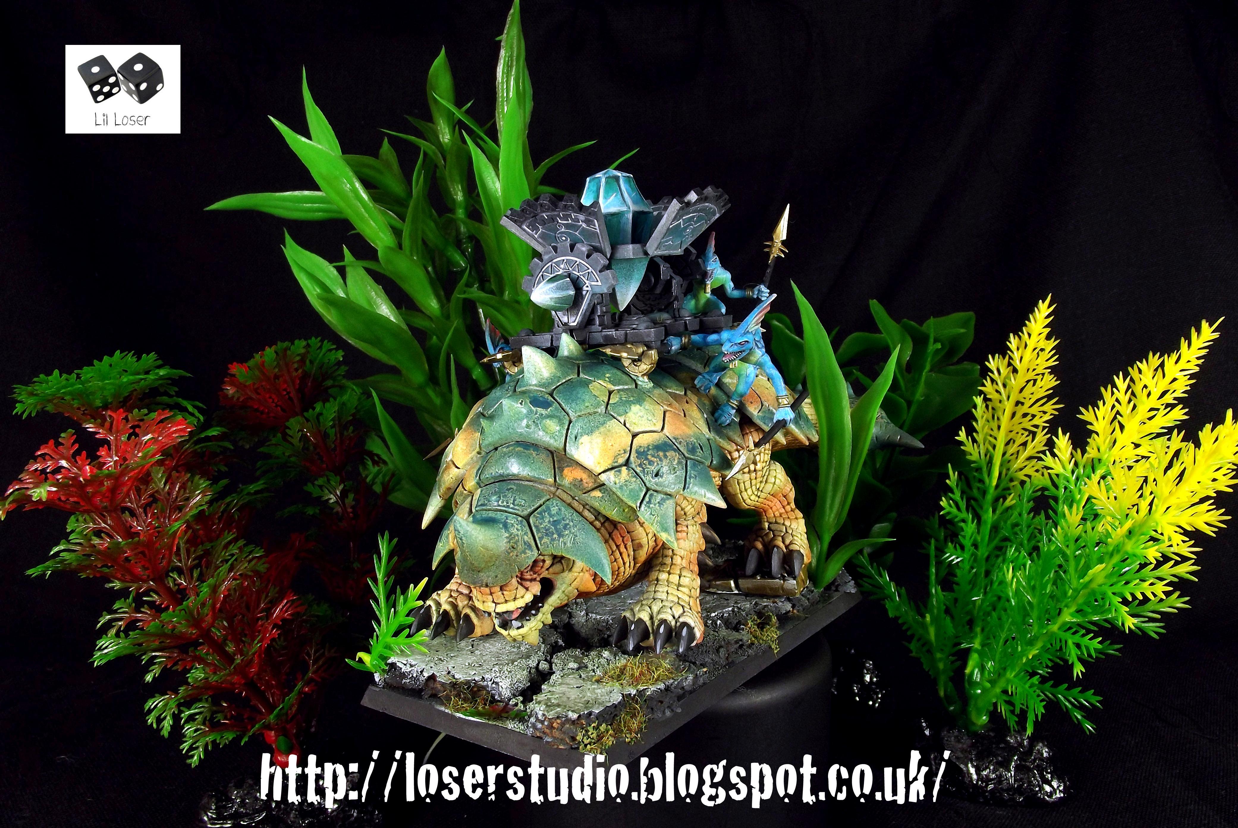 Bastiladon, Carnosaur, Lizardmen, Plastic Skink