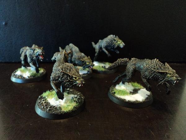Black Fenrisian Wolf pack