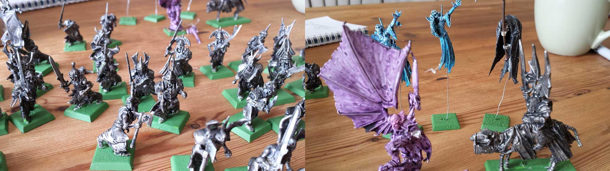 Greenstuff Wings, used troops