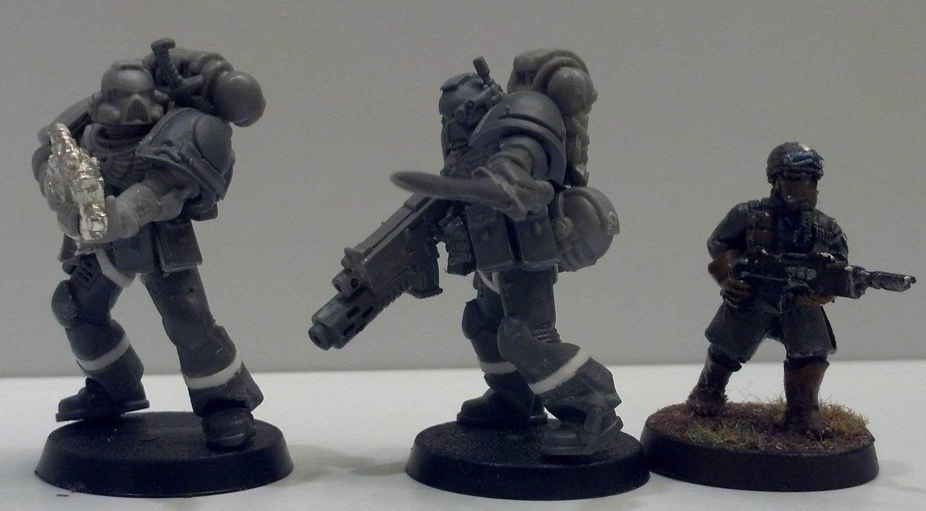 Combimelta, Combiweapon, Conversion, Magnet, Posing, Sergeant, Space Marines, Tall Scale