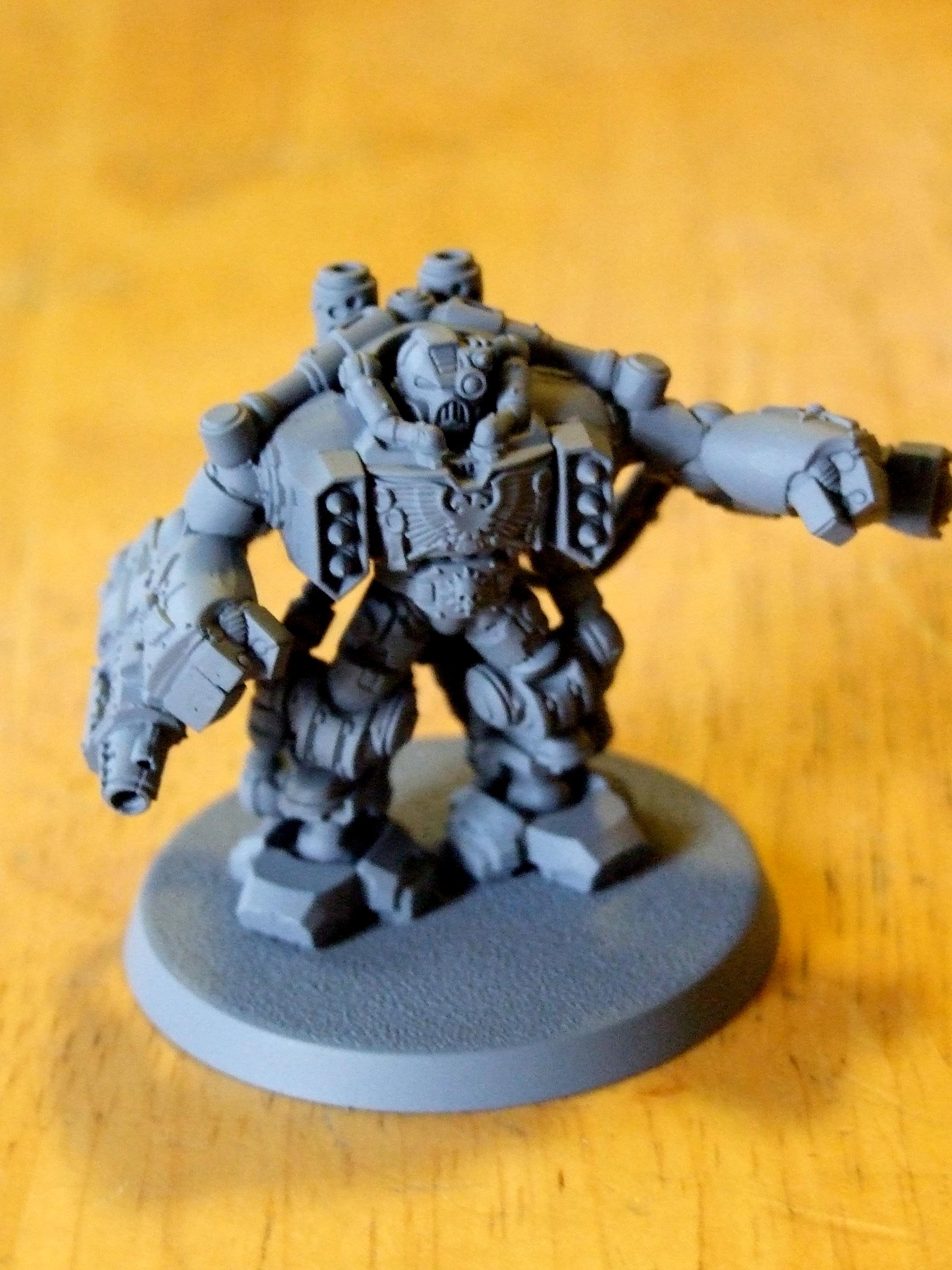 bare-bones Space Marine Centurion with Grav Cannon and Grav Amp