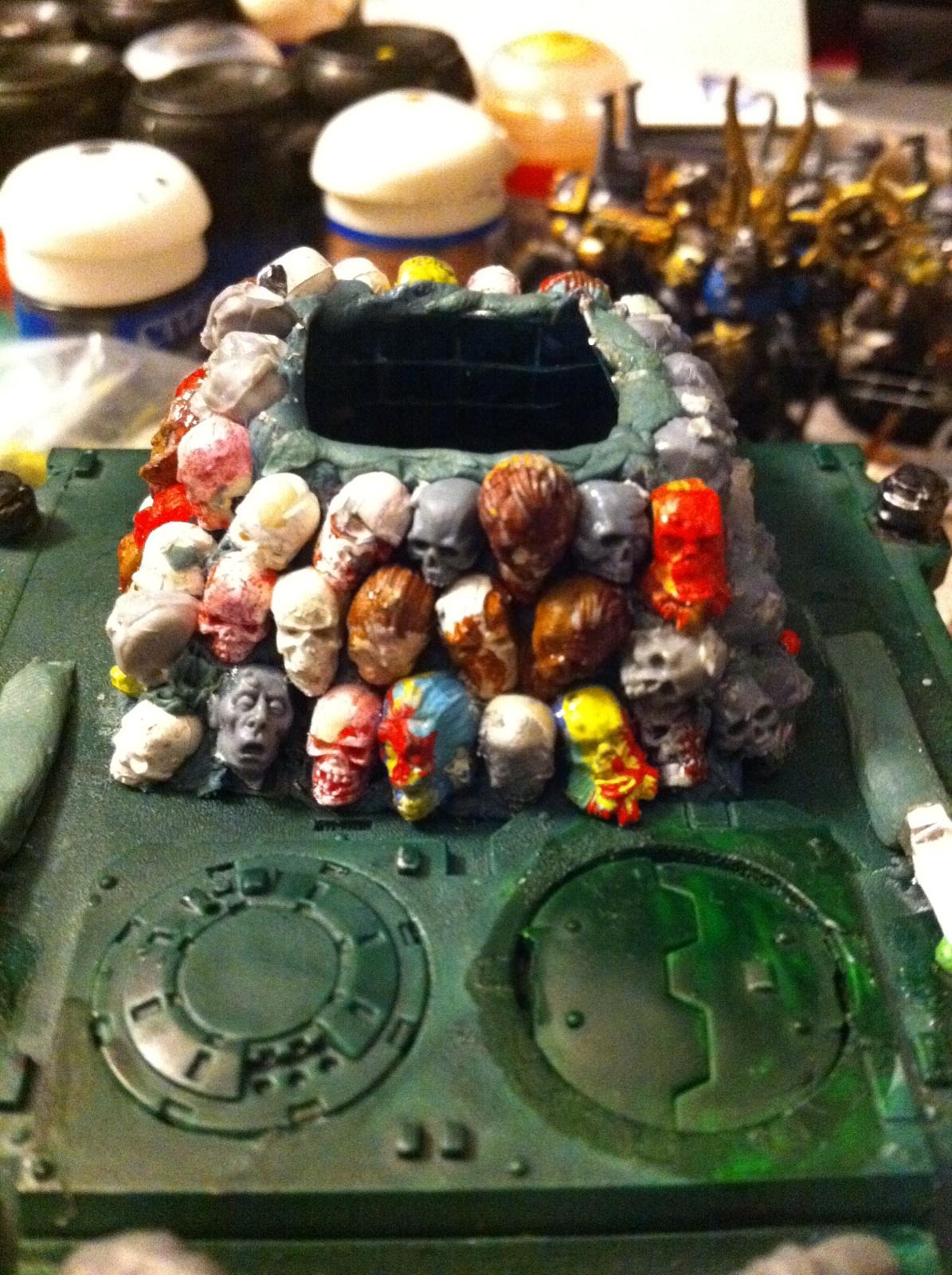 Khorne Rhino, Skull, Skulls Rhino