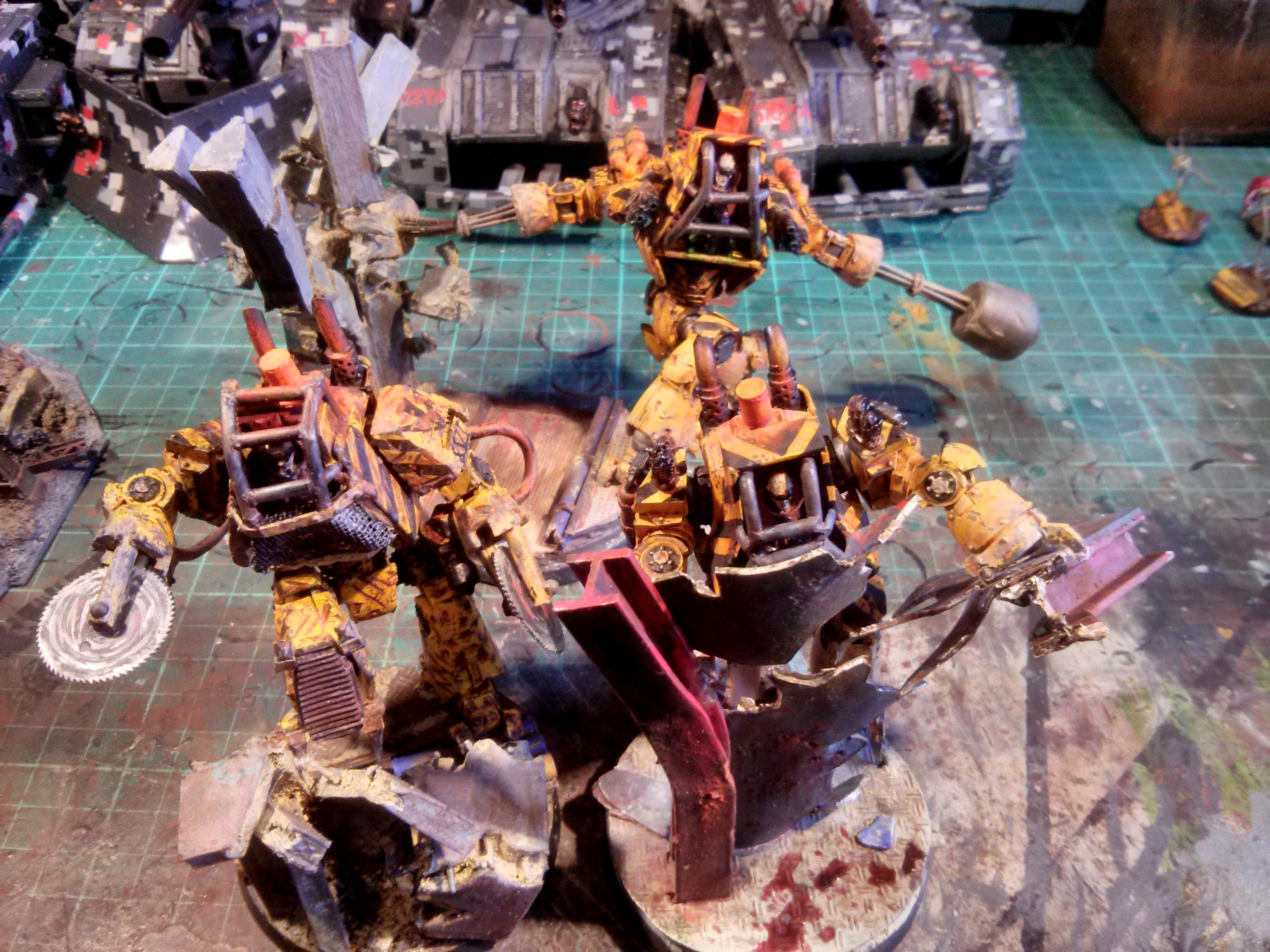 Cyborg, Heavy Demolition, Servitors